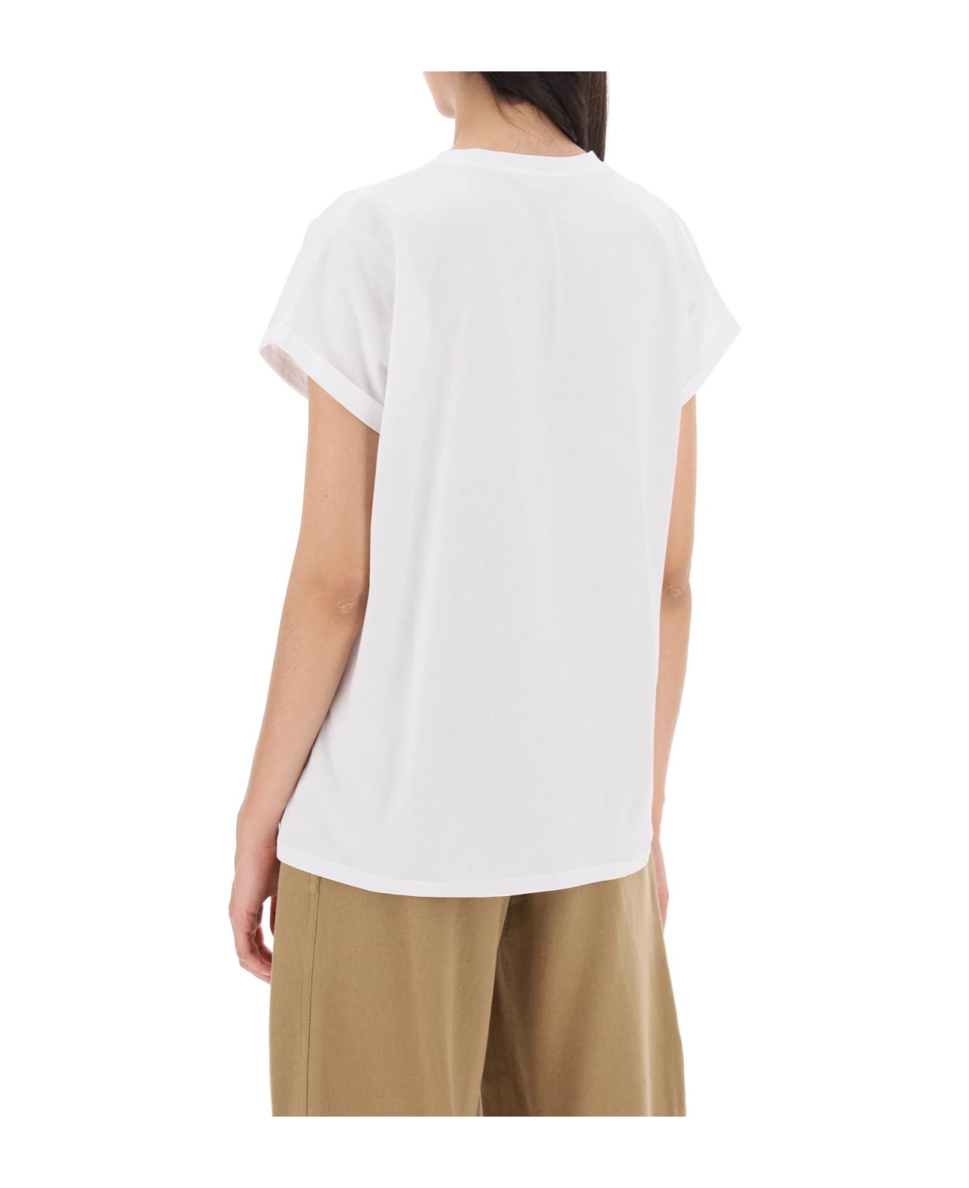 Balmain Flocked Logo T-shirt - White Tシャツ