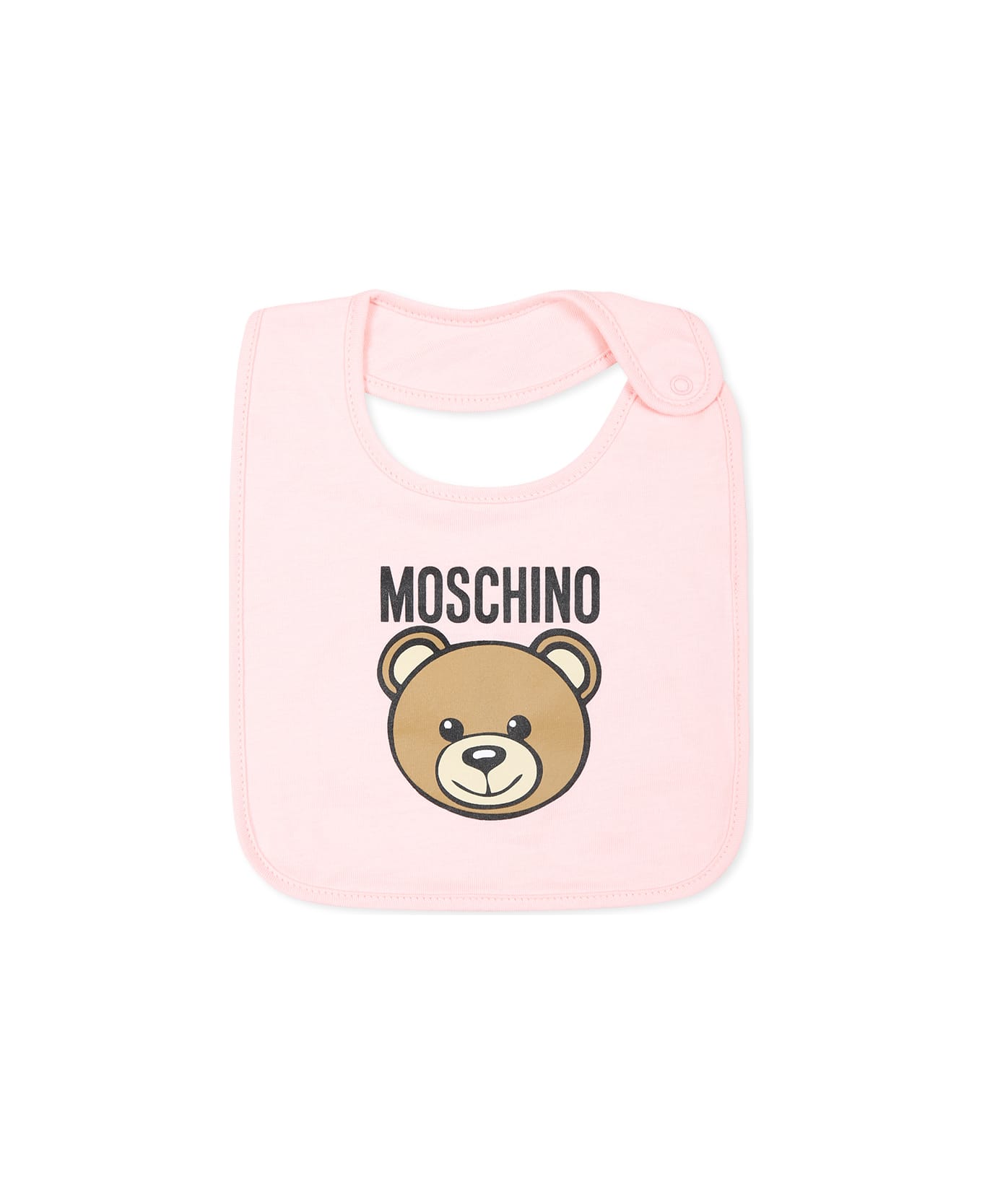 Moschino Pink Accessory Set For Baby Girl With Teddy Bear - Pink