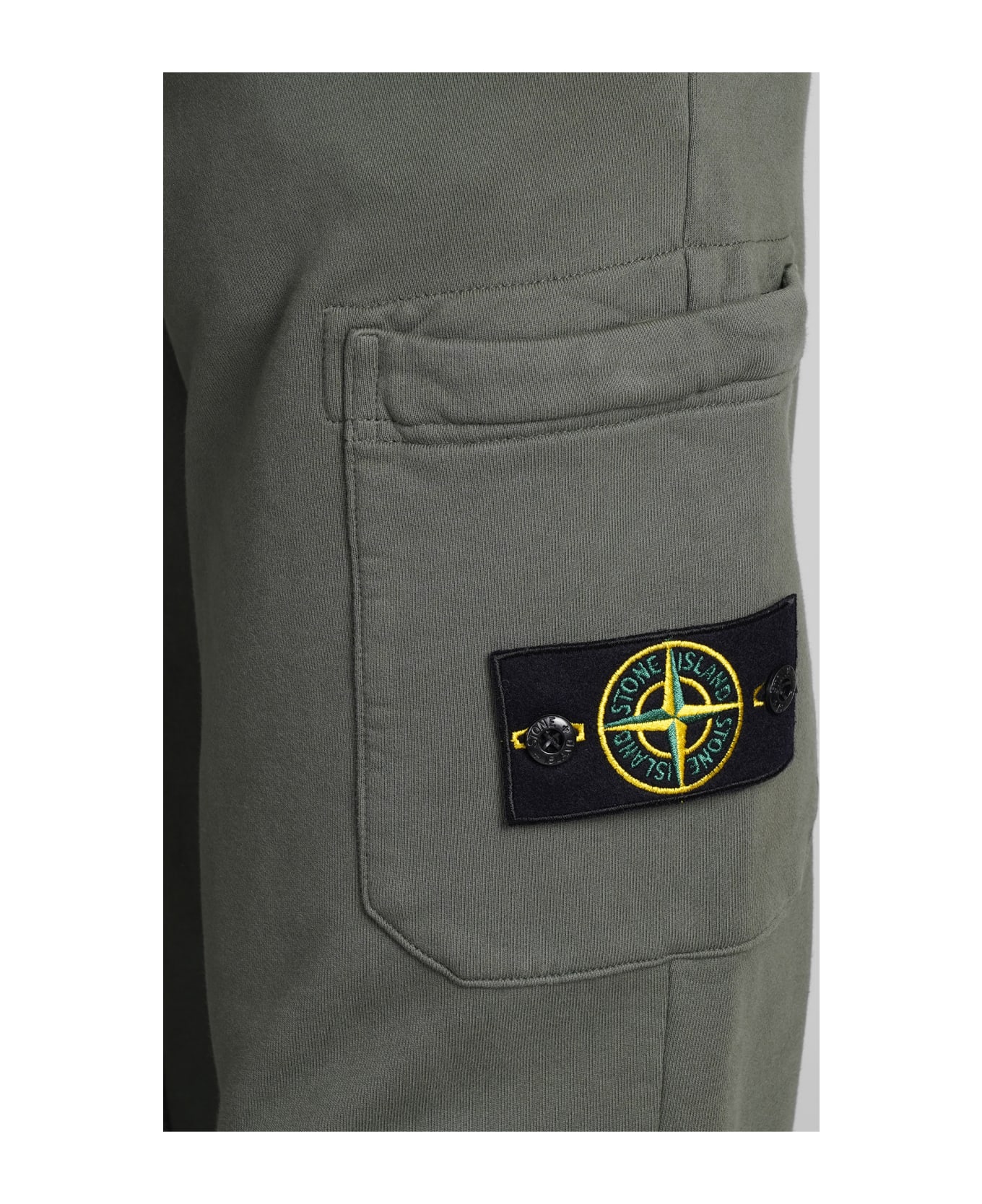 Stone Island Cargo Pocket Drawstring Waist Track Pants - green スウェットパンツ