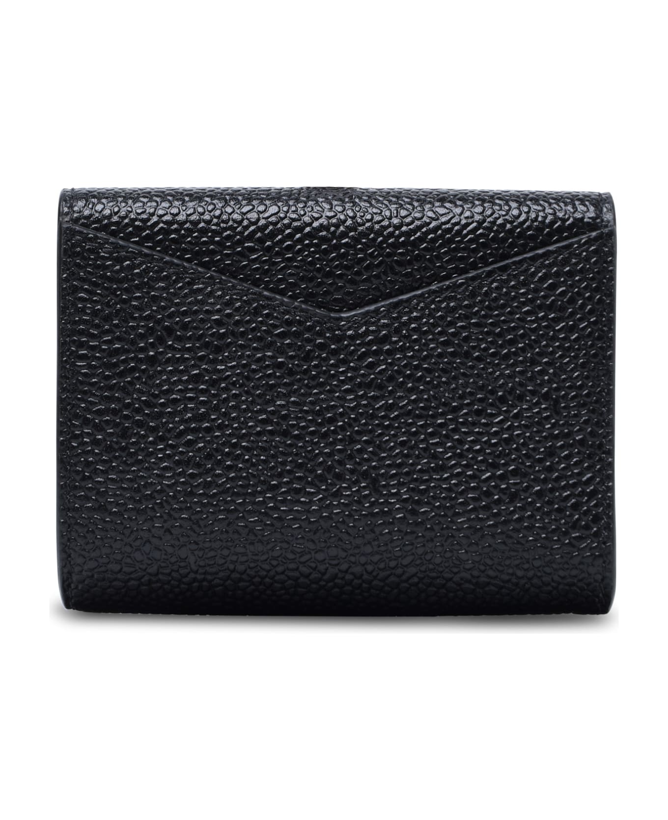 Thom Browne Black Grained Leather Purse - BLACK 財布