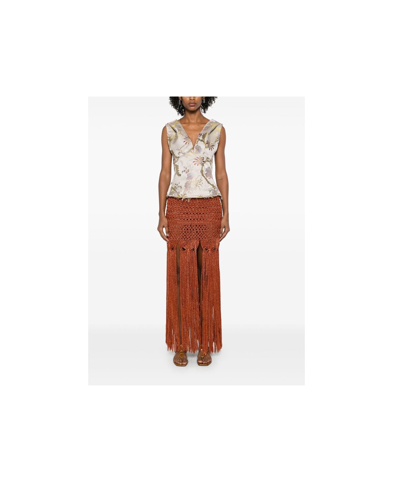 Alanui Skirt - BROWN