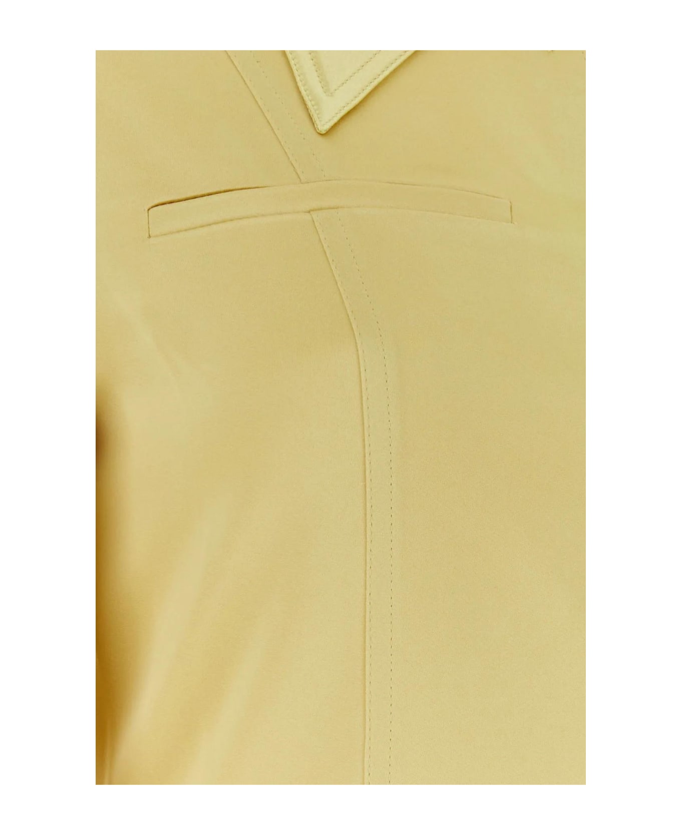 Nanushka Yellow Satin Elu Shirt - Yellow シャツ