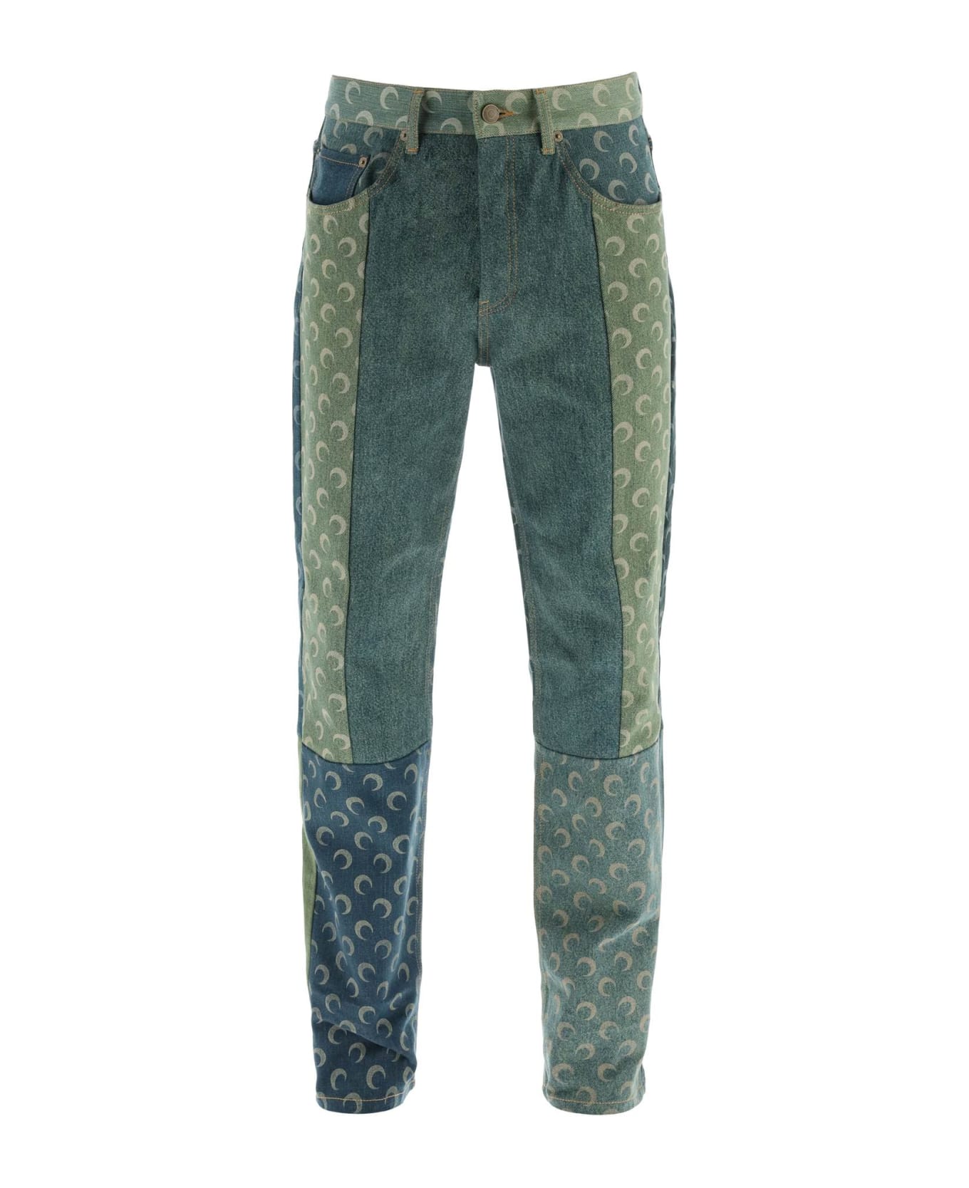 即出荷】 marine serre Moonprint Patchwork Denim デニム/ジーンズ