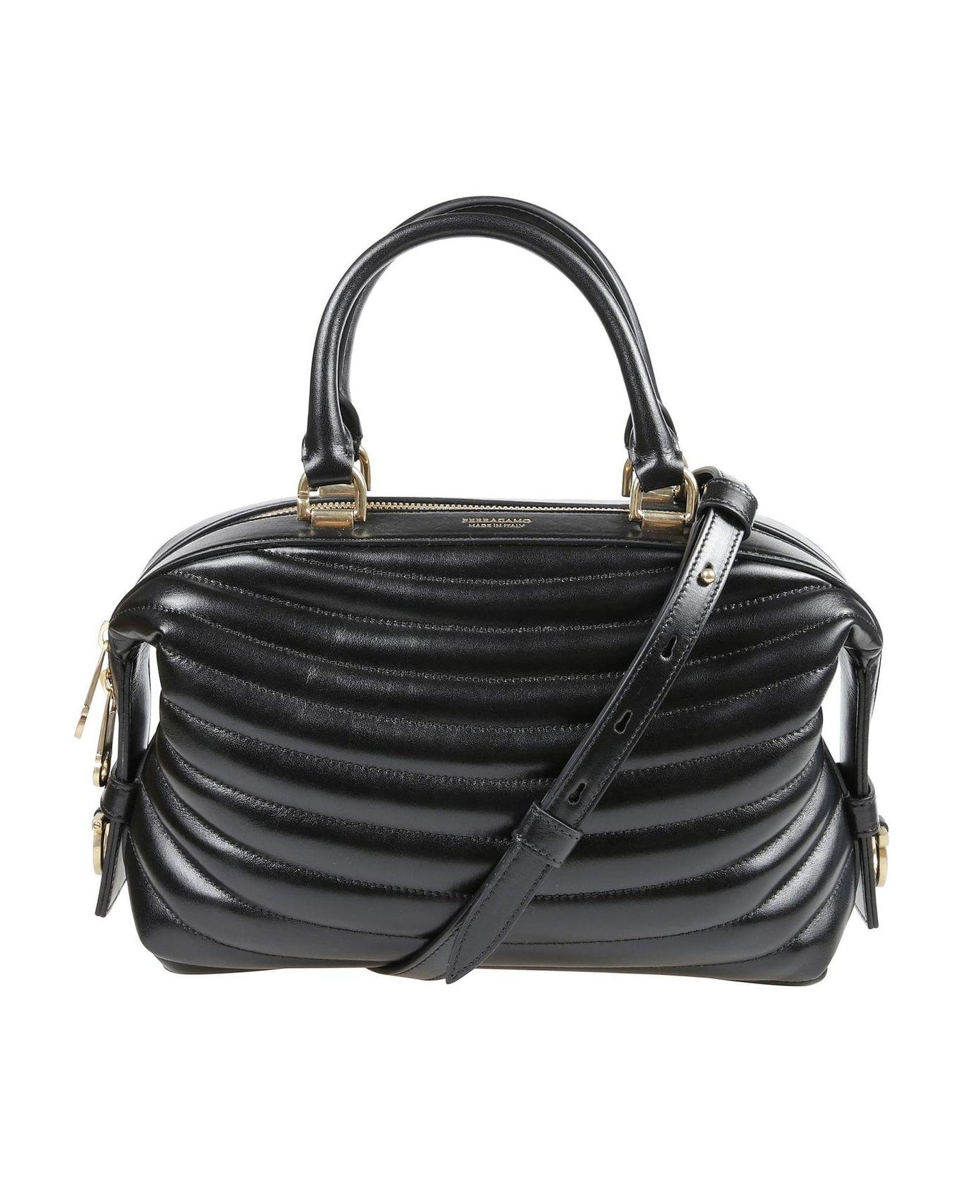 Ferragamo Quilted Bowling Bag | italist