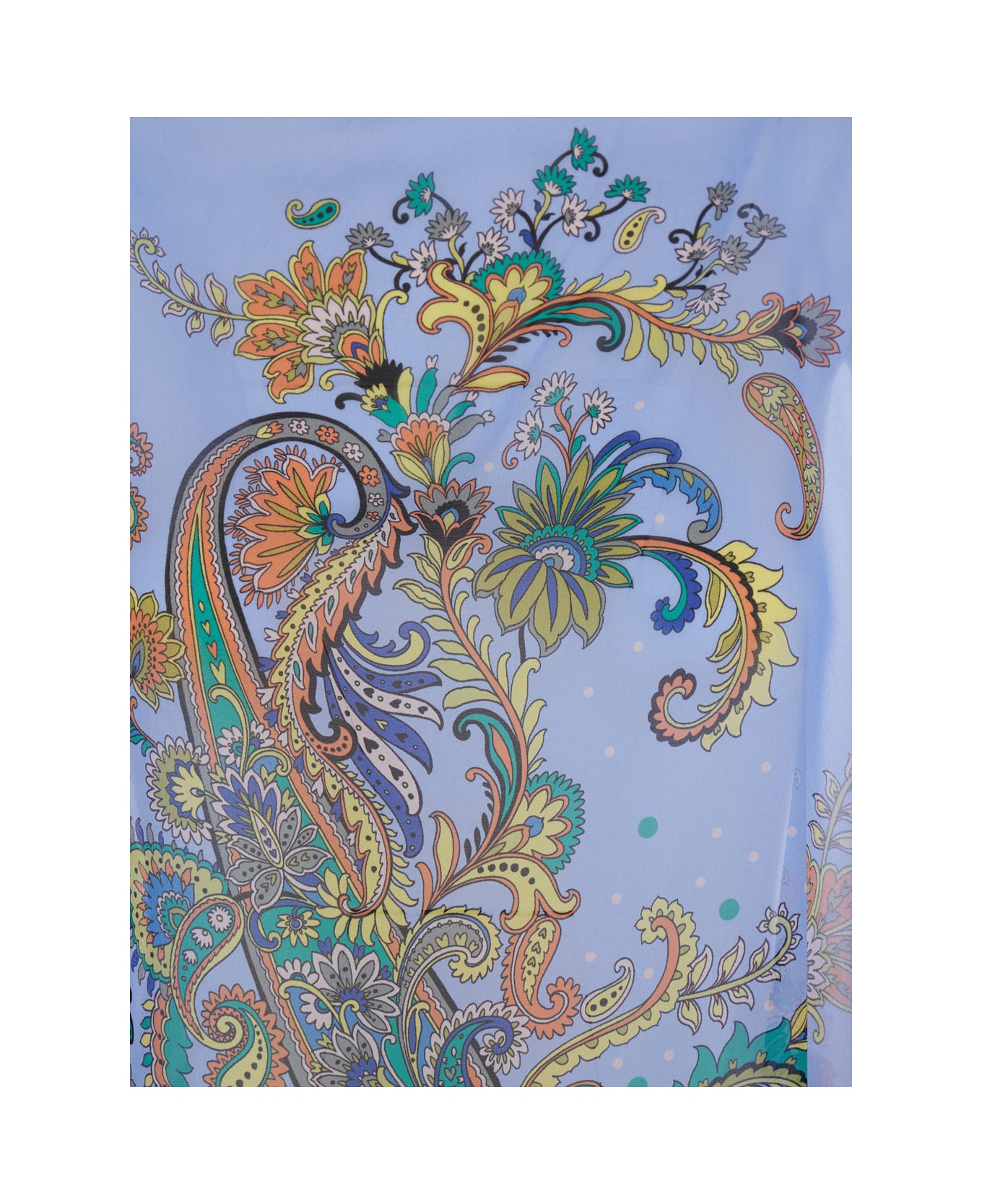 Etro Cape With All-over Paisley Print - Multicolor