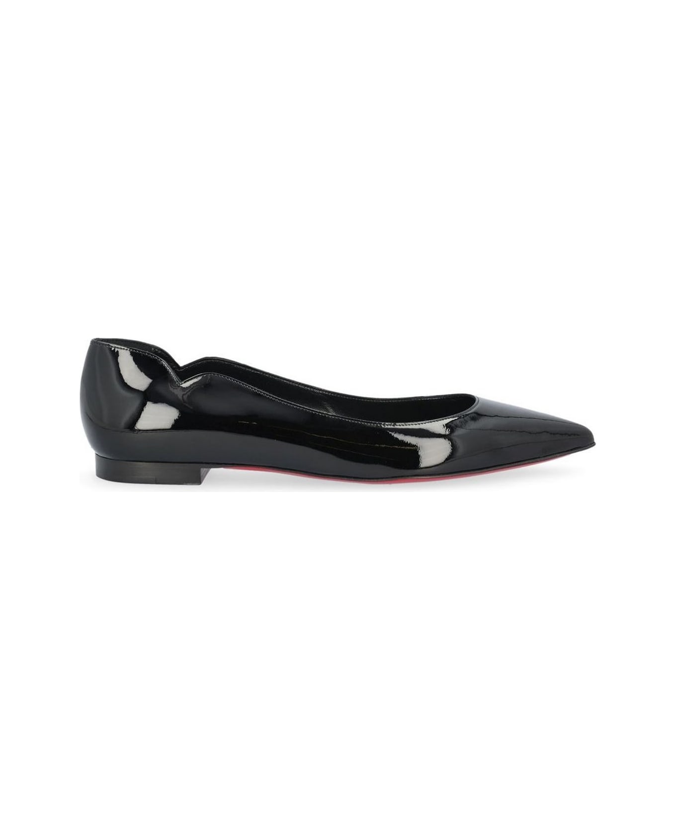 Christian Louboutin Hot Chickita Flat Shoes - Black