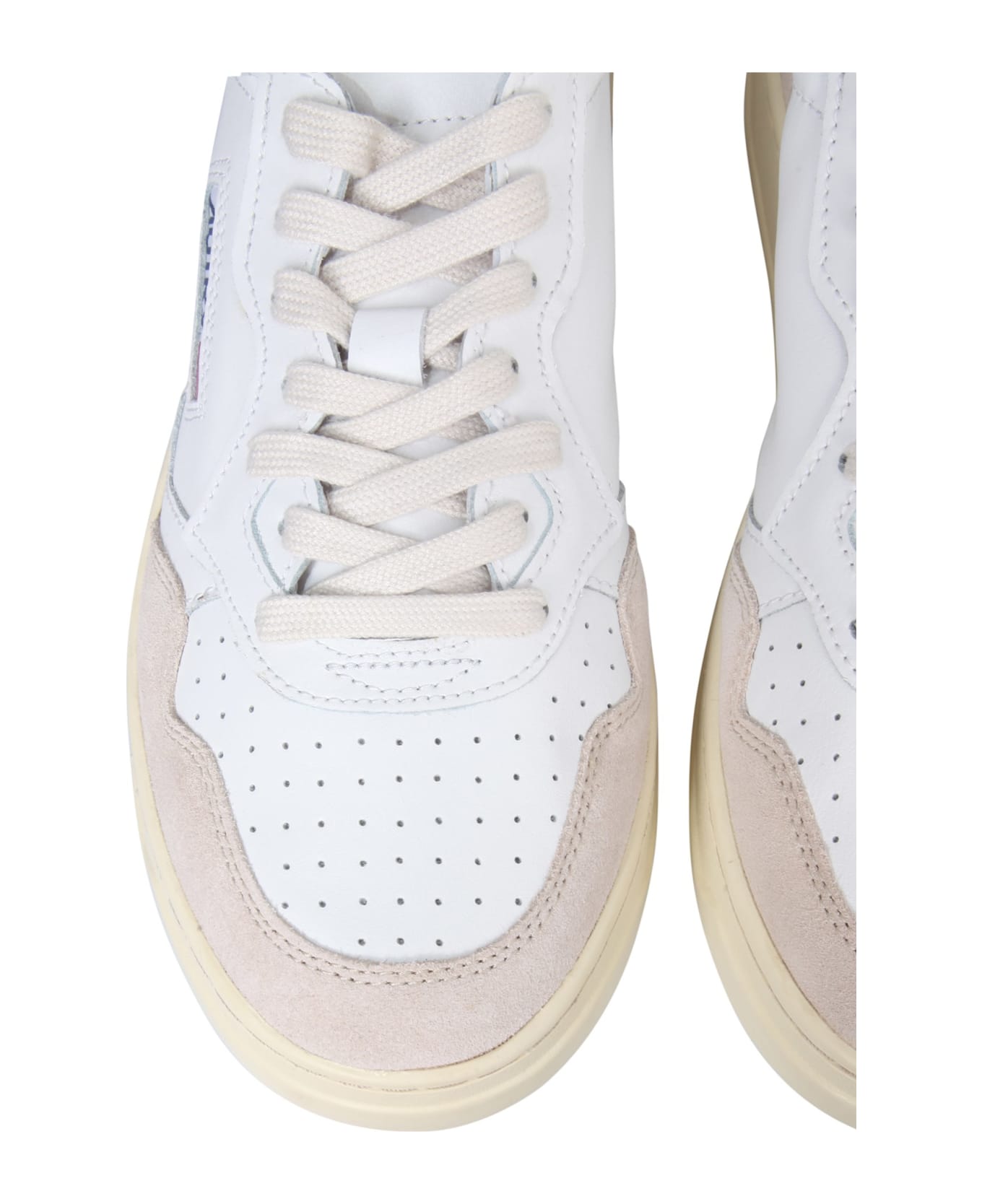 Autry Leather Sneakers - Bianco