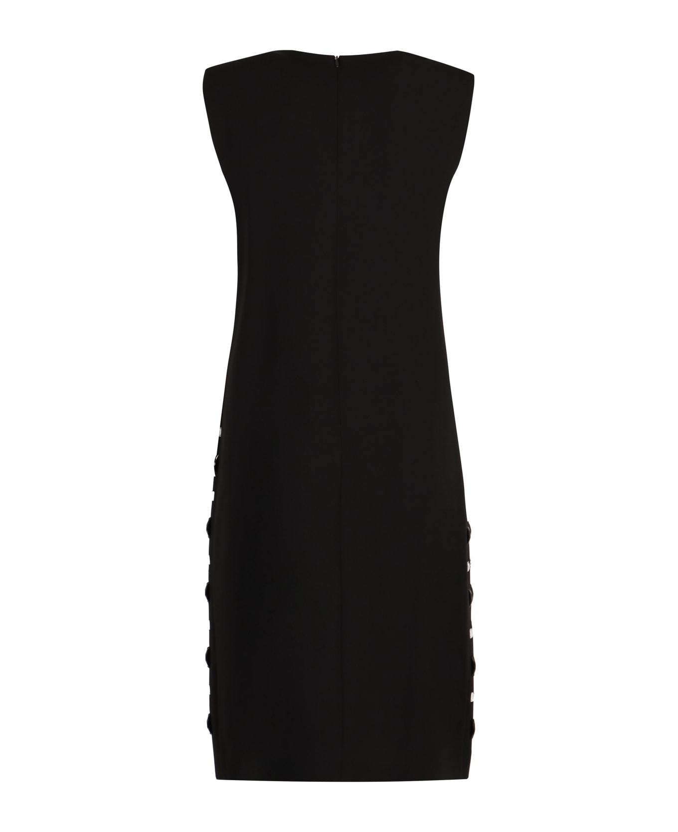 Max Mara Piave Cady Dress - NERO
