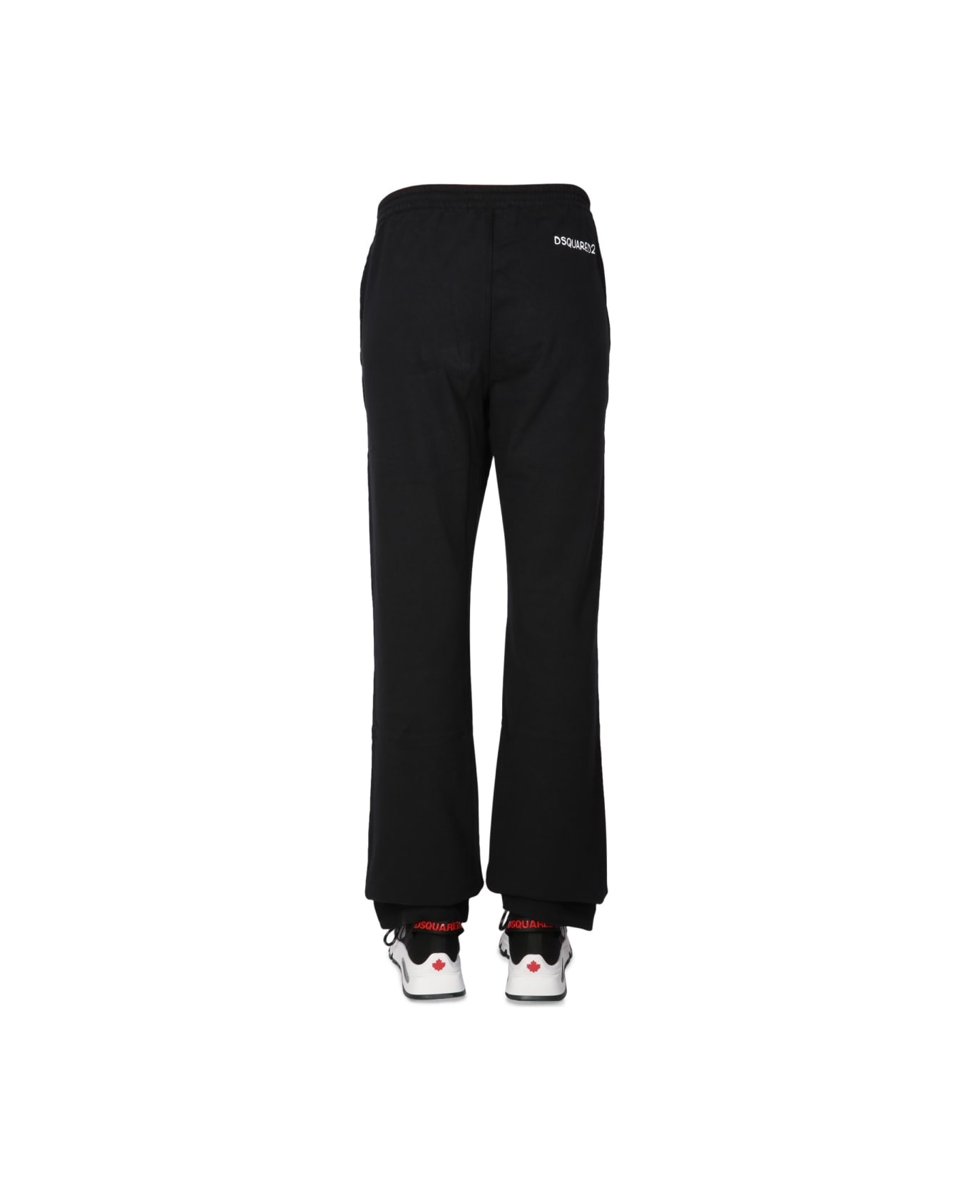 Dsquared2 Jogging Pants With Logo - BLACK ボトムス