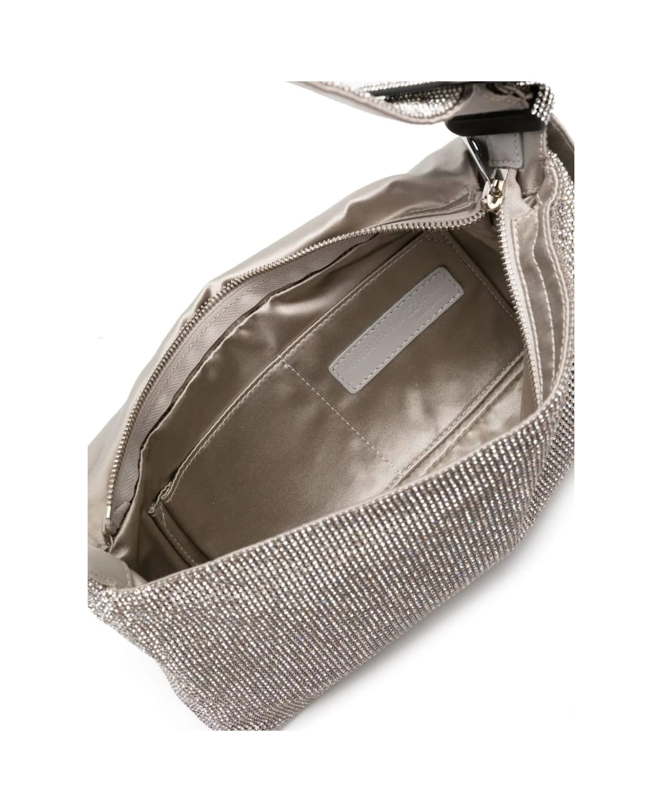 Benedetta Bruzziches Crystal On Silver - Vitty La Grande Bag - Silver