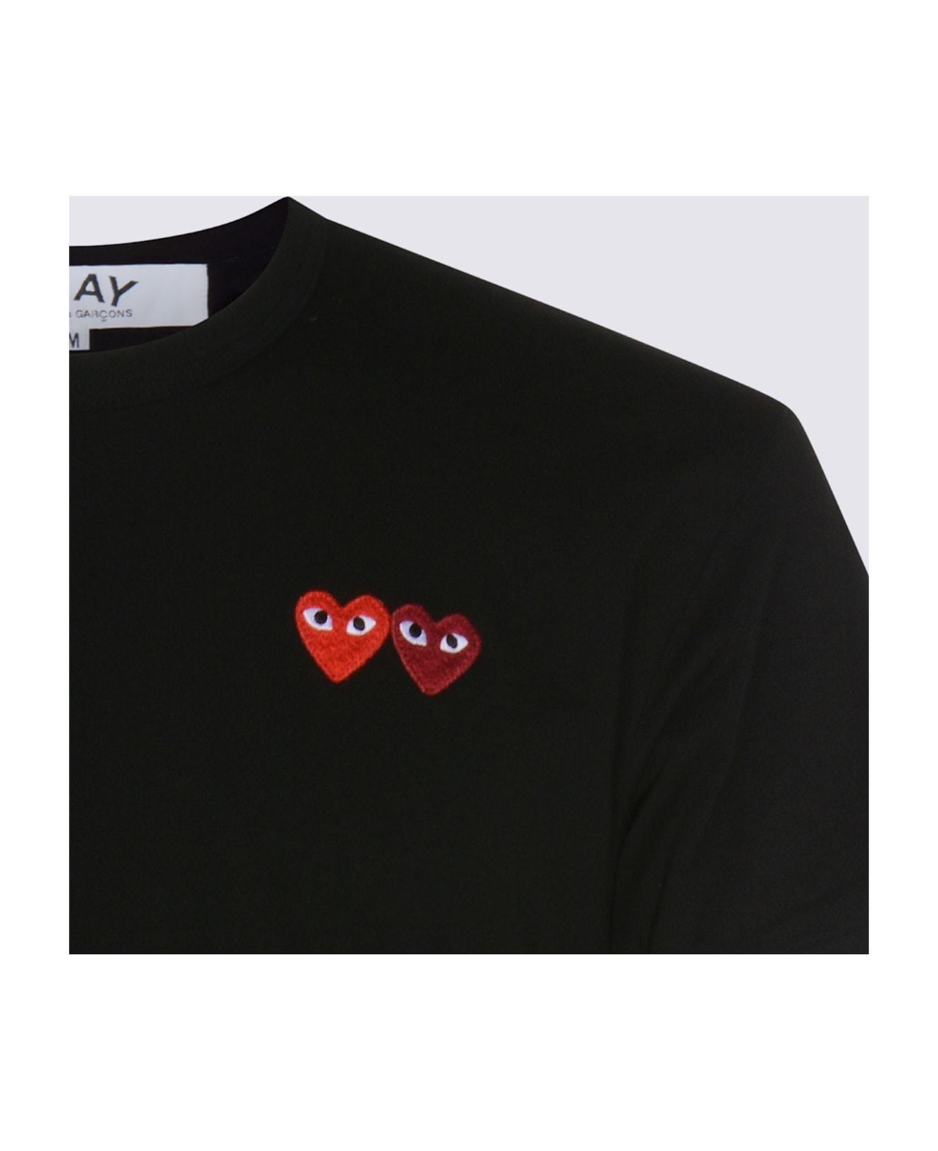 Comme des Garçons Play Black Cotton T-shirt - Black