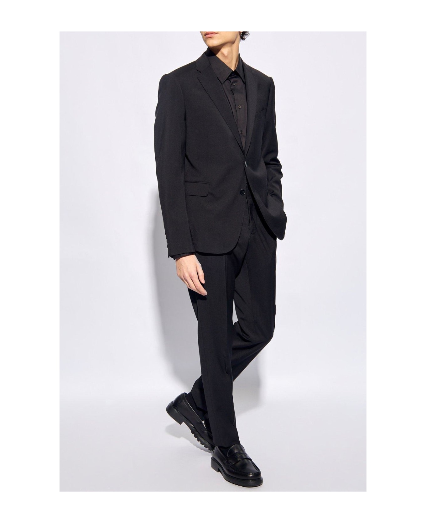 Emporio Armani Wool Suit - Black
