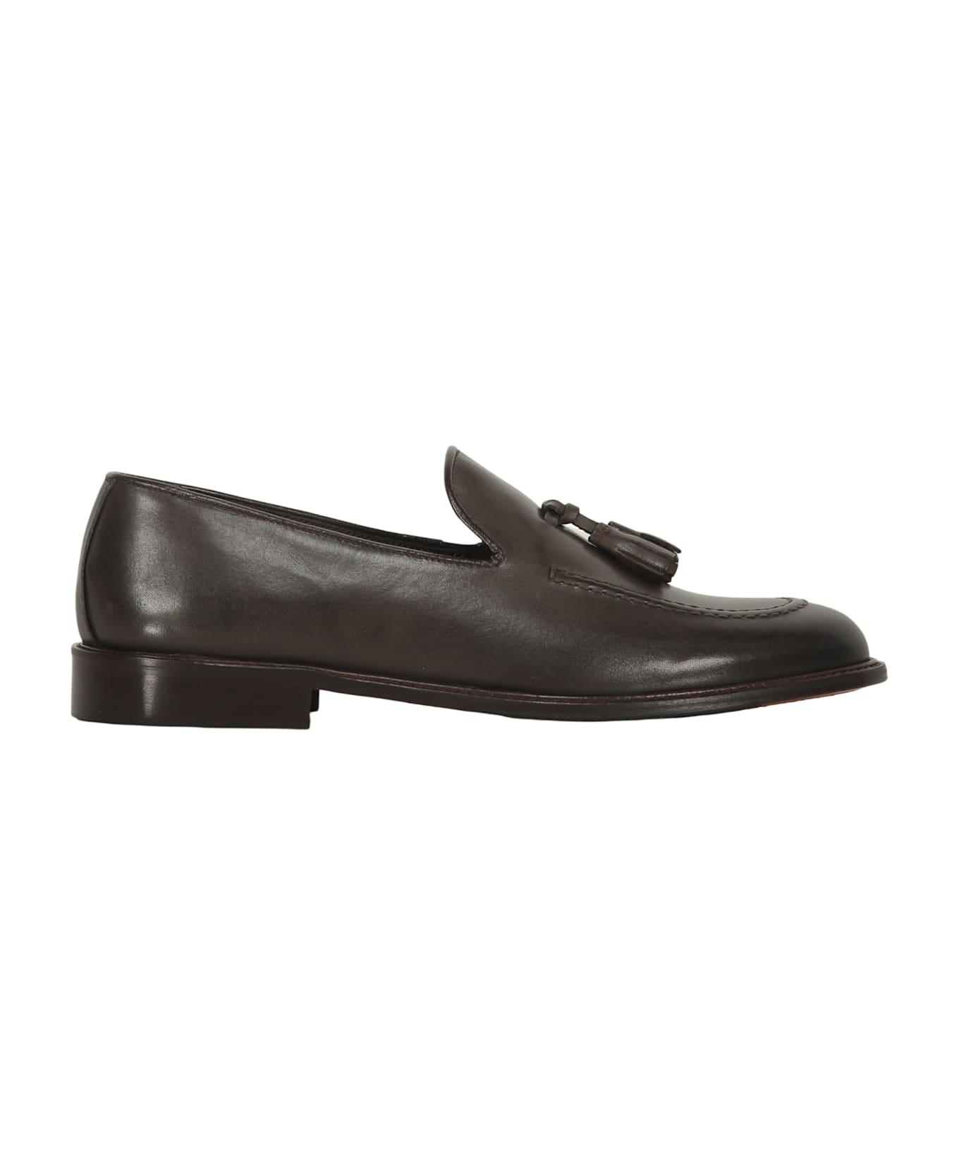 Bruno Magli Calfskin Loafers - brown
