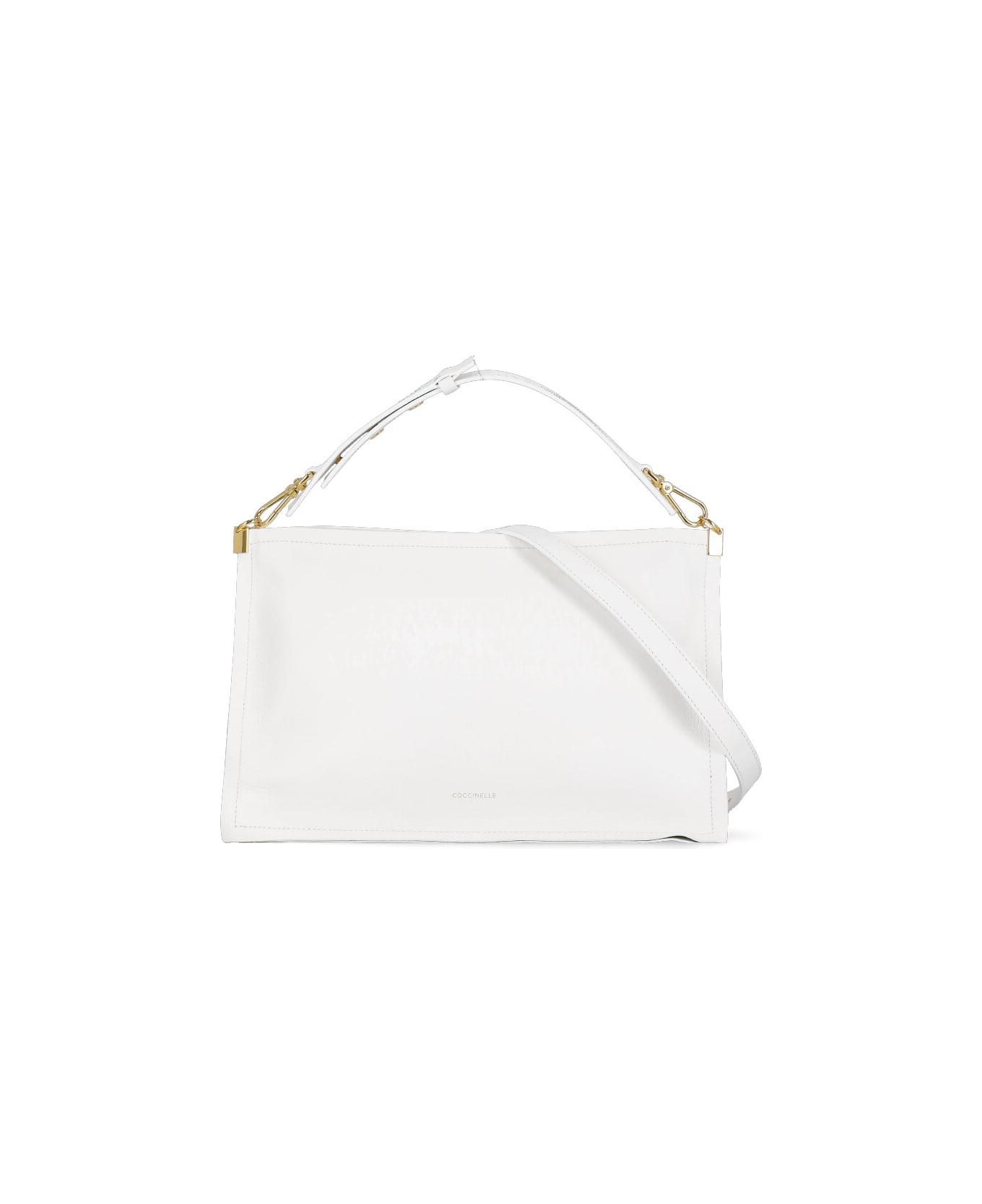 Coccinelle Snip Shoulder Bag - White