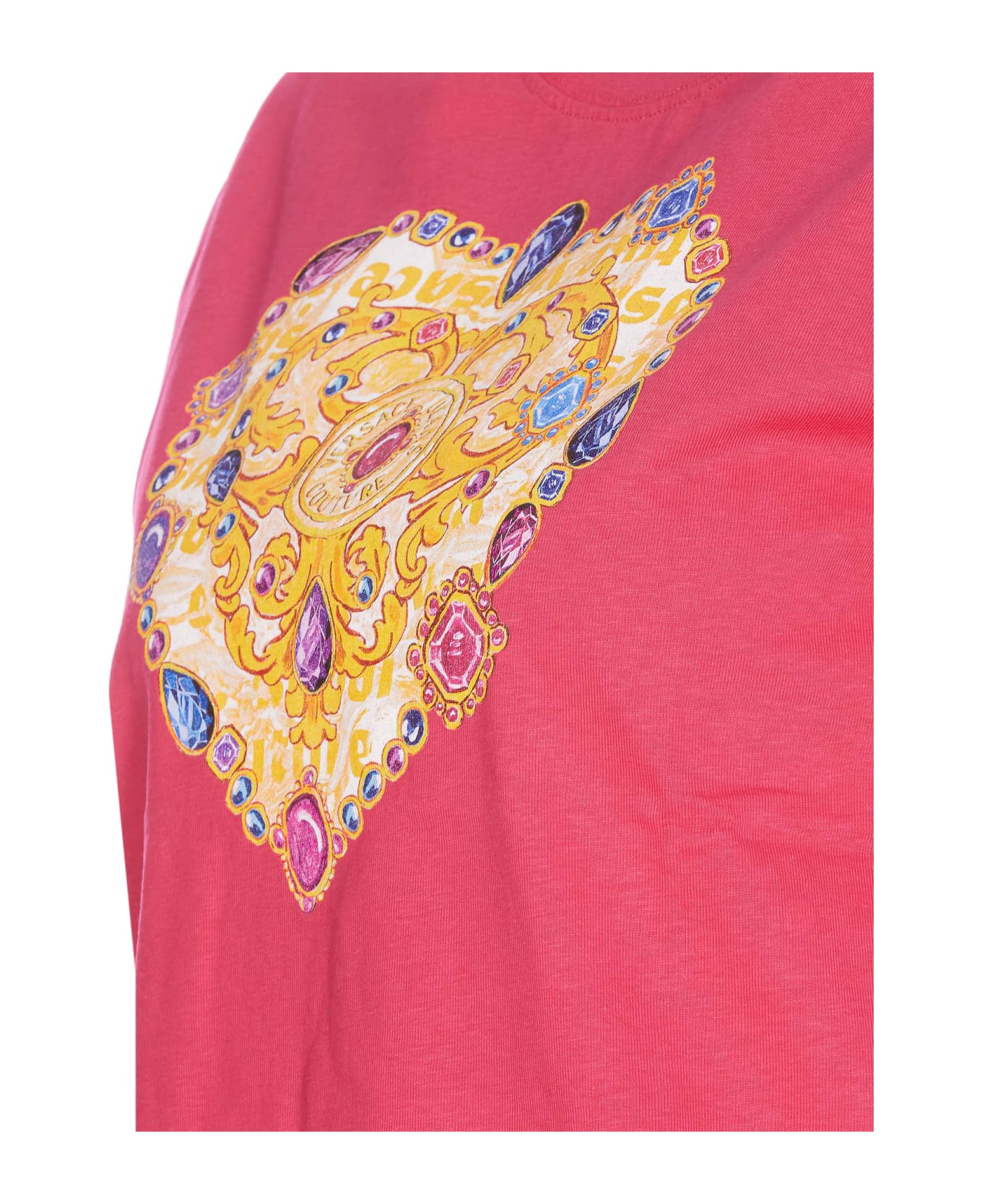 Versace Jeans Couture Heart Couture T-shirt - Fuchsia