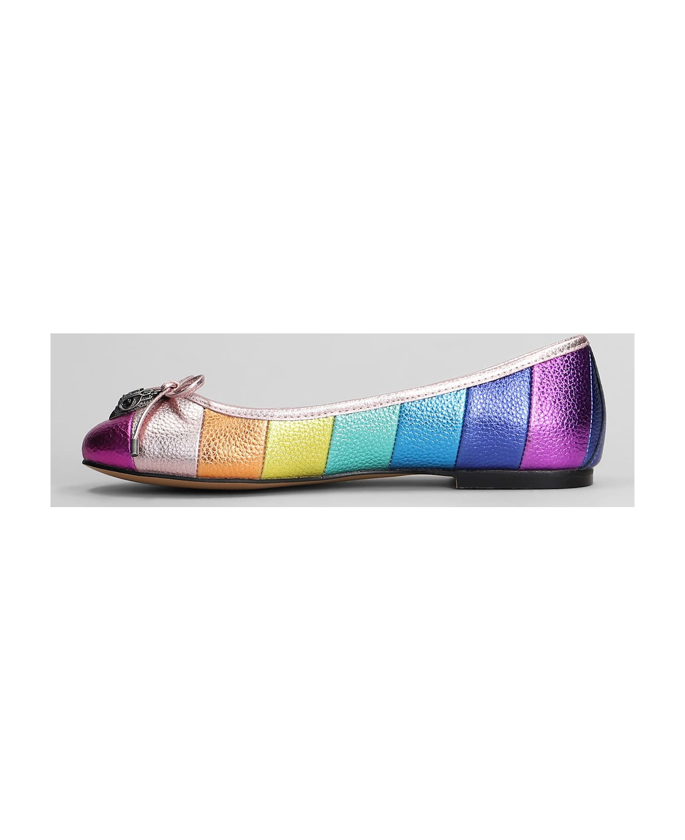 Kurt Geiger Eagle Ballet Flats In Multicolor Leather - multicolor