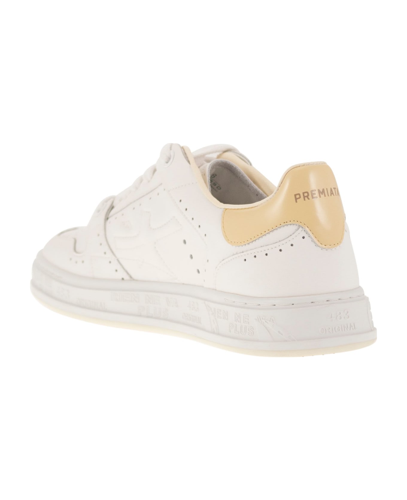 Premiata Quinn-d - Sneakers - White/gold