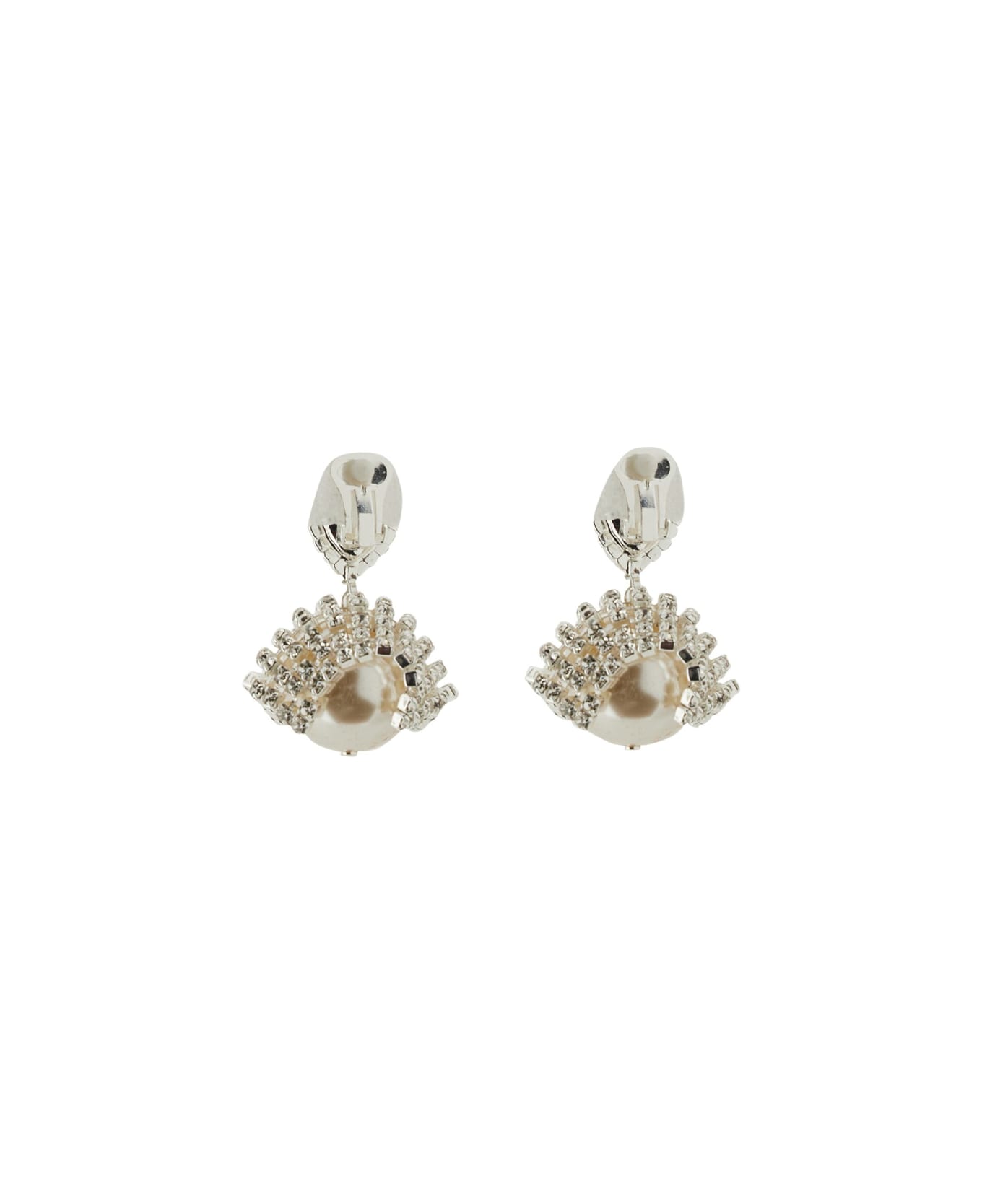 Magda Butrym Earrings With Pearls - SILVER