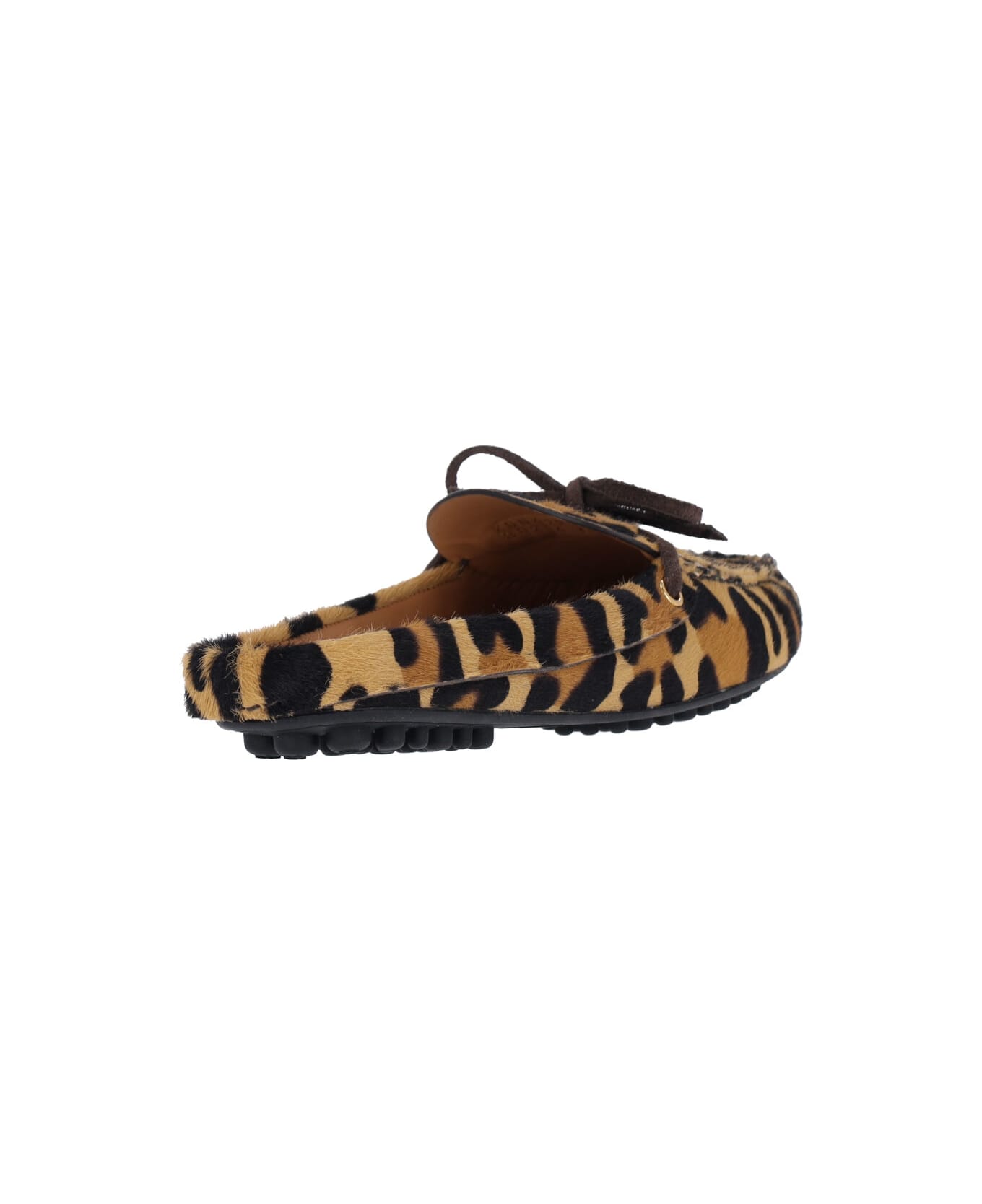 Car Shoe Animalier Sabots - Brown
