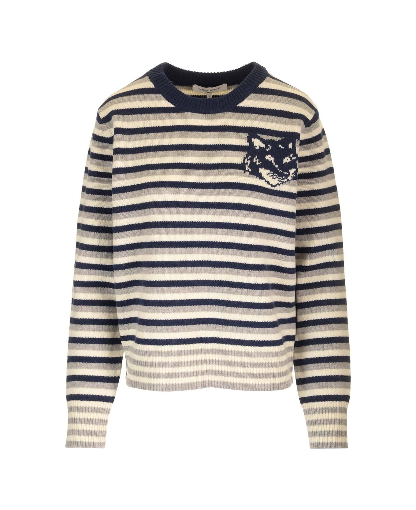 Maison Kitsuné Intarsia Sweater - Multicolor