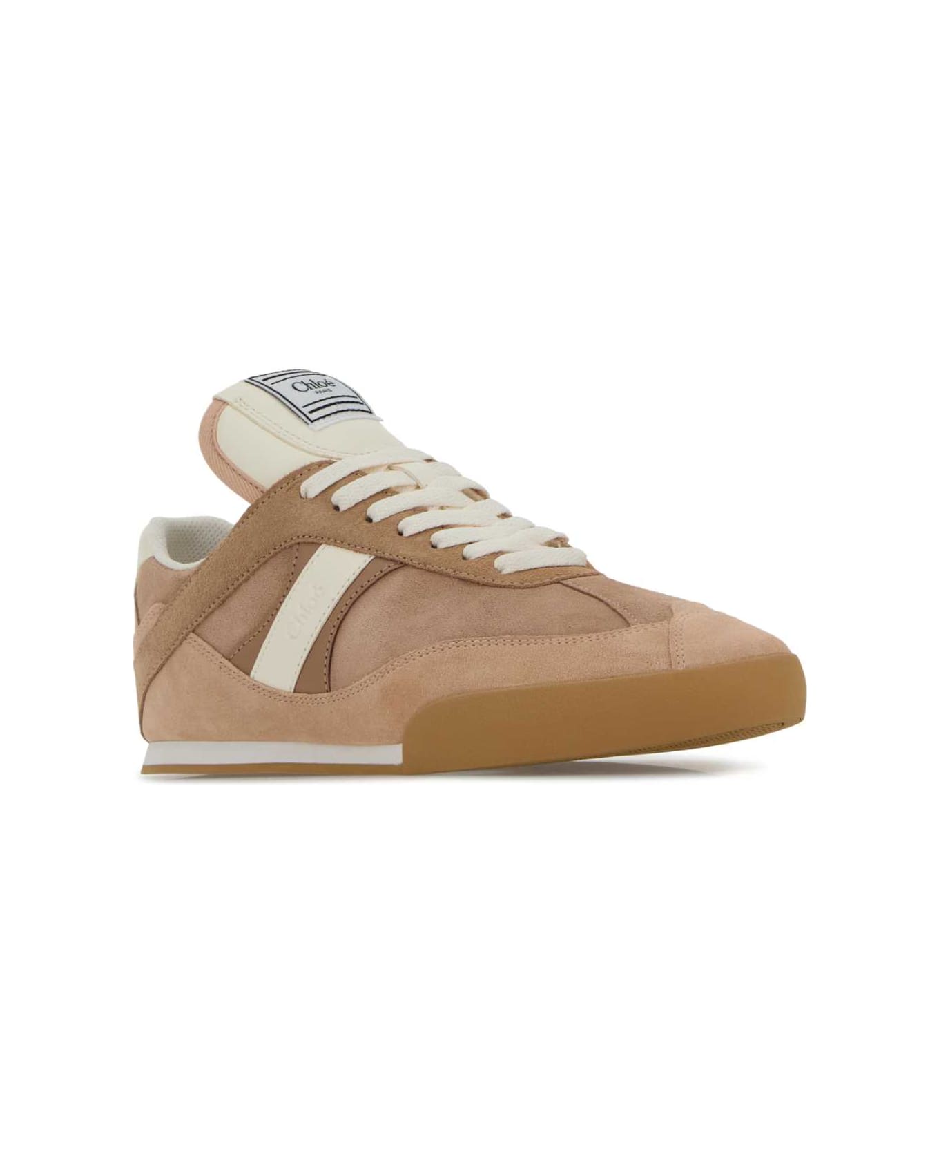 Chloé Antiqued Pink Suede Chloã¨ Kick Sneakers - PINK