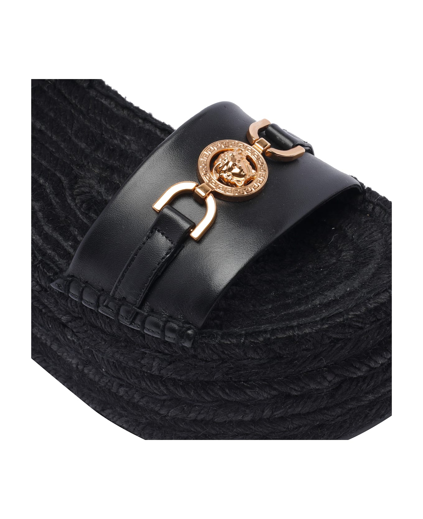 Versace Medusa '95 30 Wedged Sandals - Black