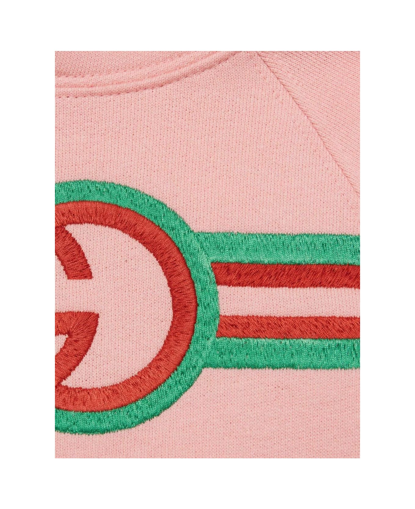 Gucci Swatshirt Felted Cotton Jersey - Smooth Pink Mix ニットウェア＆スウェットシャツ