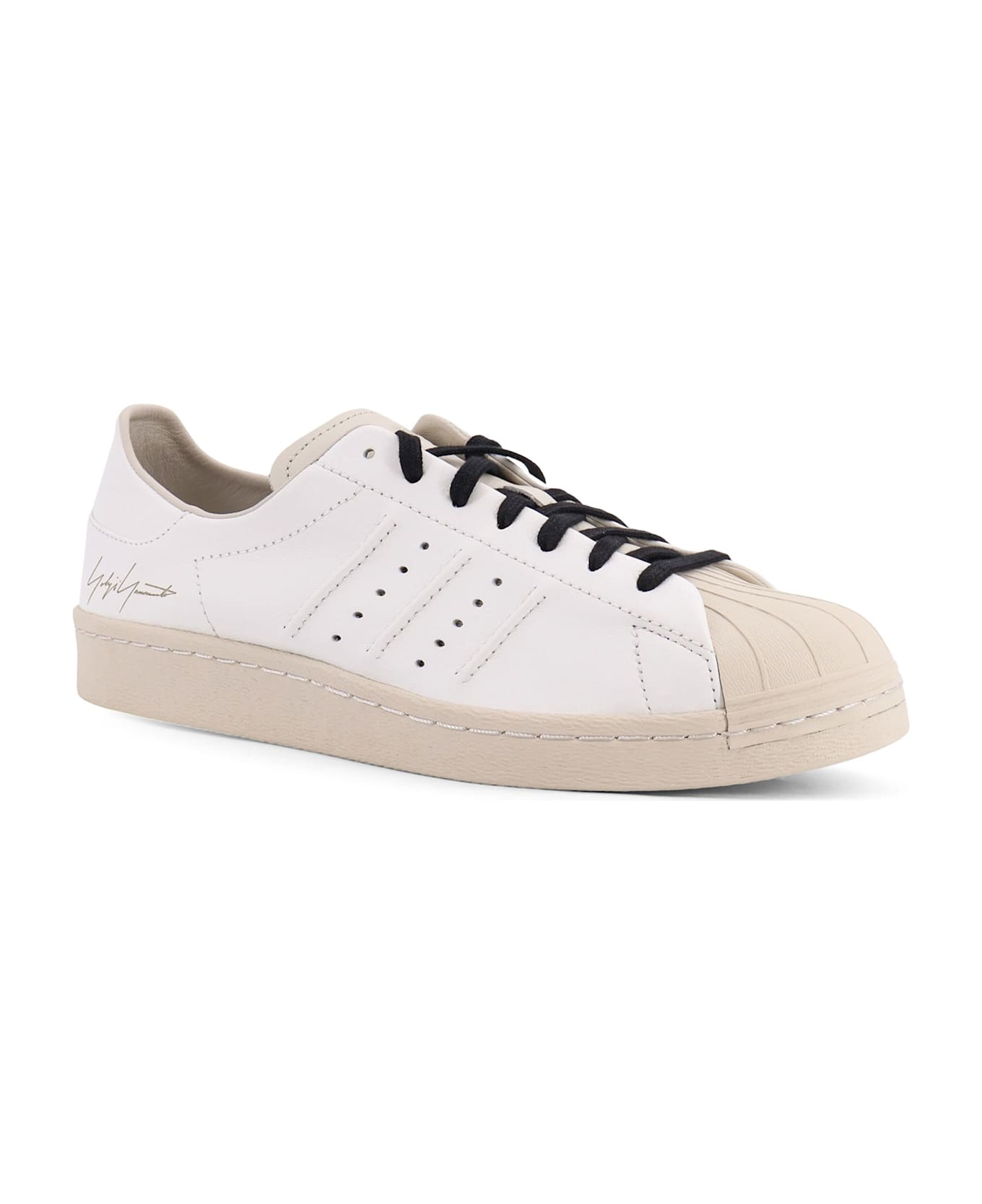 Y-3 Superstar Low-top Leather Sneakers - Whiteblack