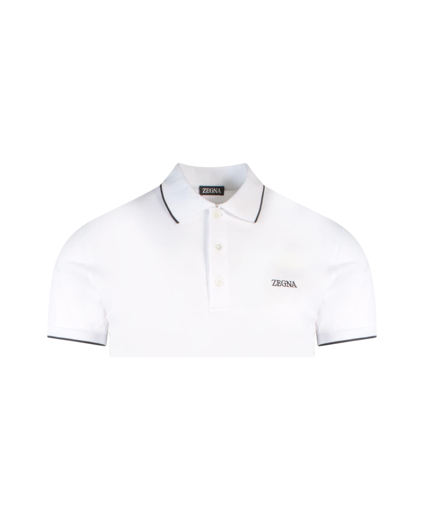 Zegna Polo Shirt - WHITE