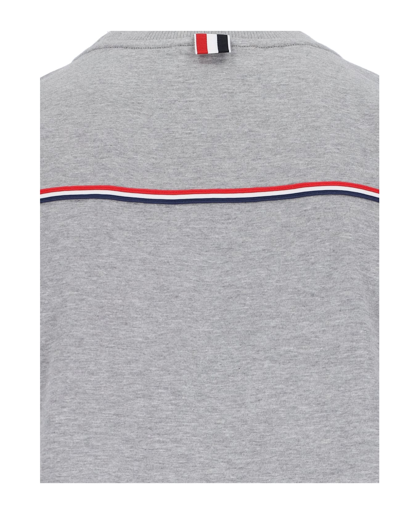 Thom Browne Logo T-shirt - Gray