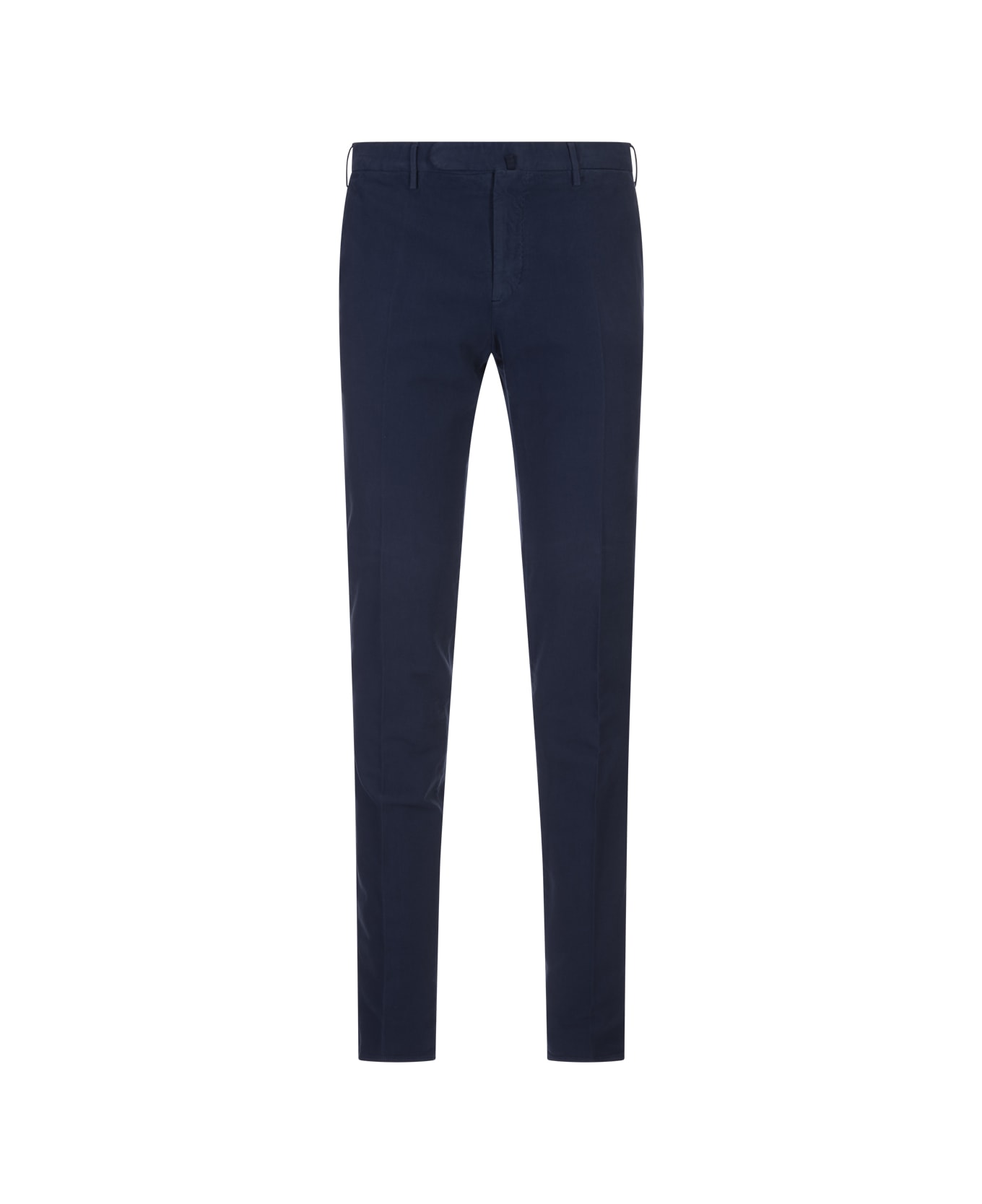 Incotex Slim Fit Trousers In Blue Certified Doeskin - Blue