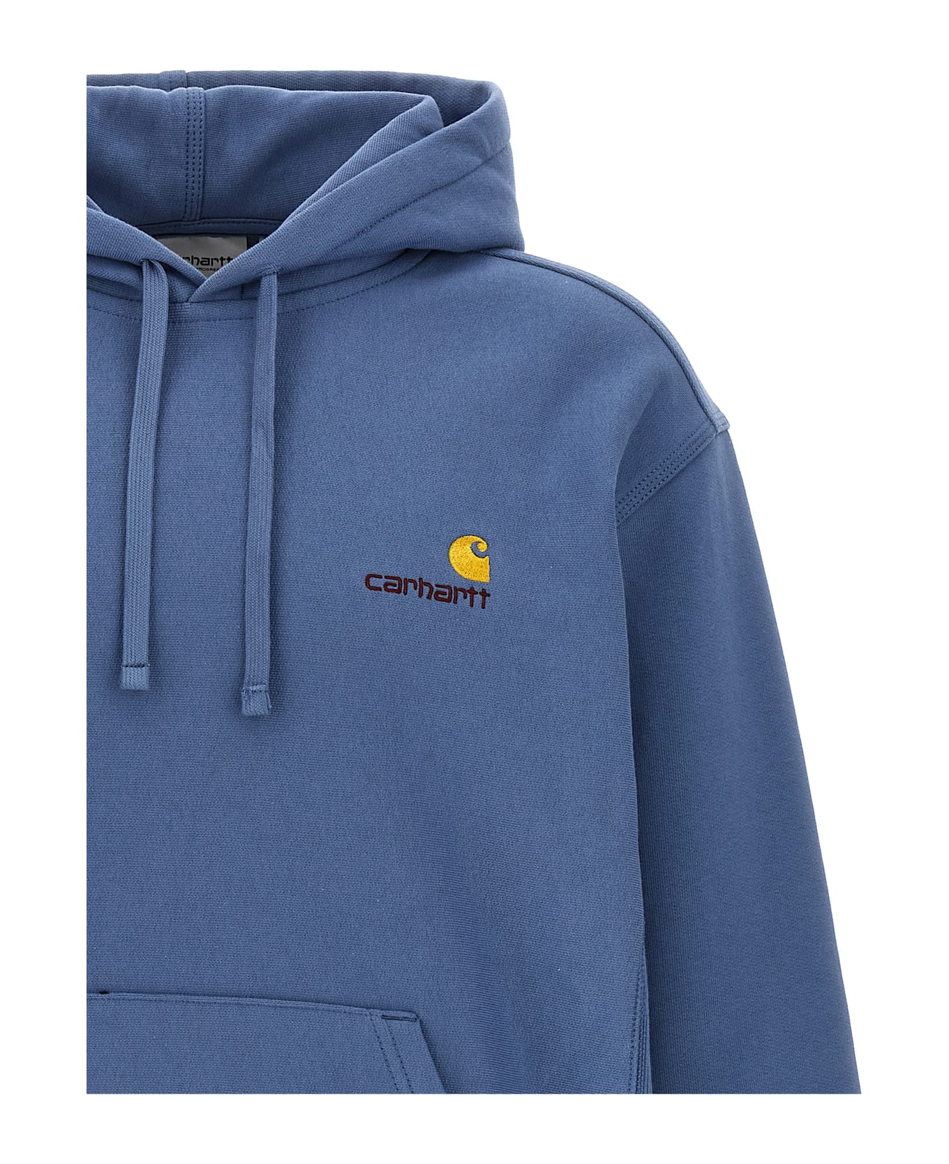 Carhartt 'american Script' Hoodie - Blue