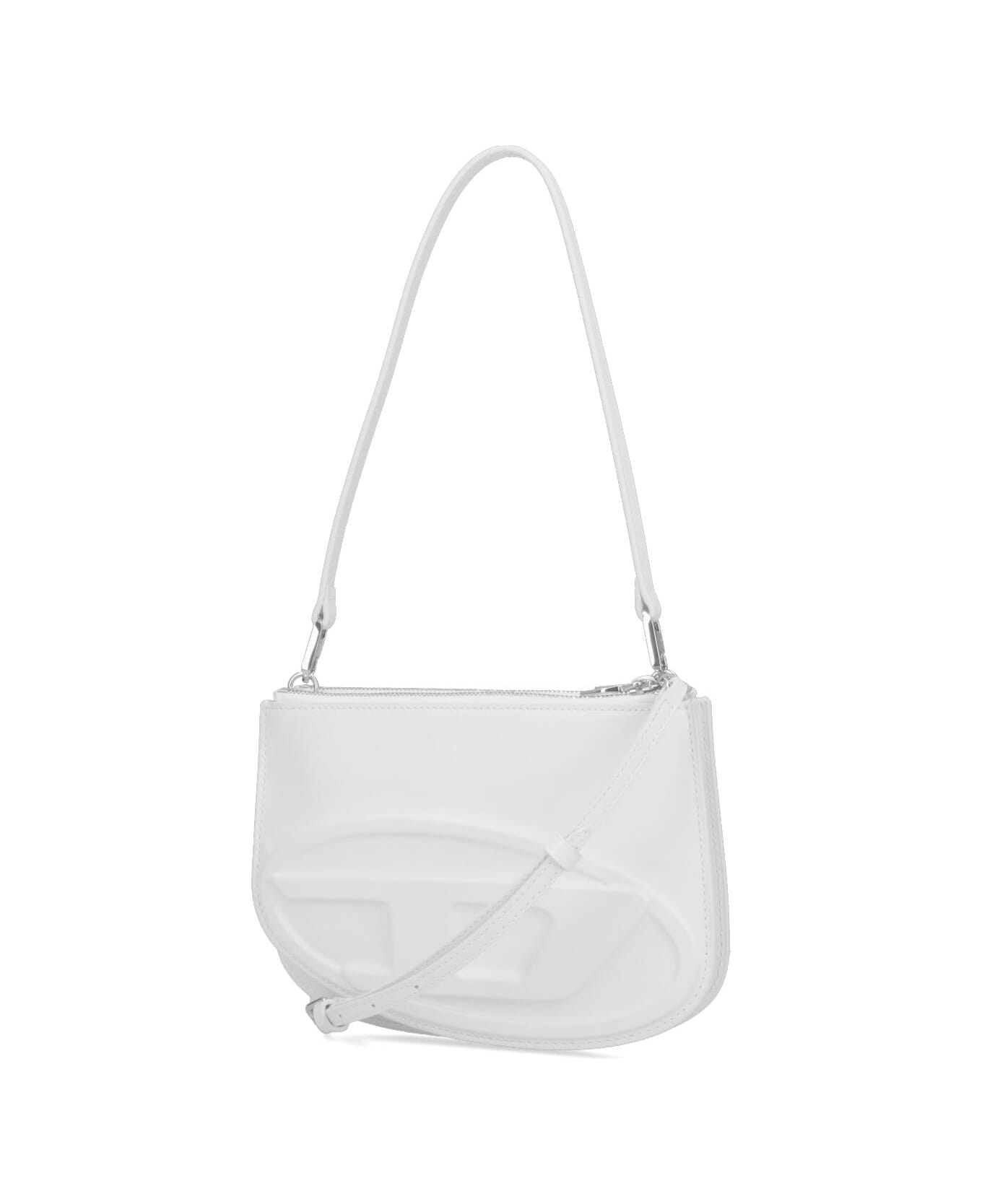Diesel 
1dr Twin
 Shoulder Bag - WHITE