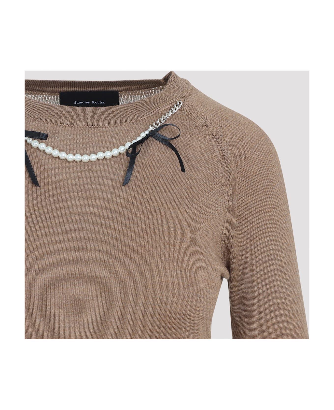 Simone Rocha Classic Pullover - Chestnut Pearl