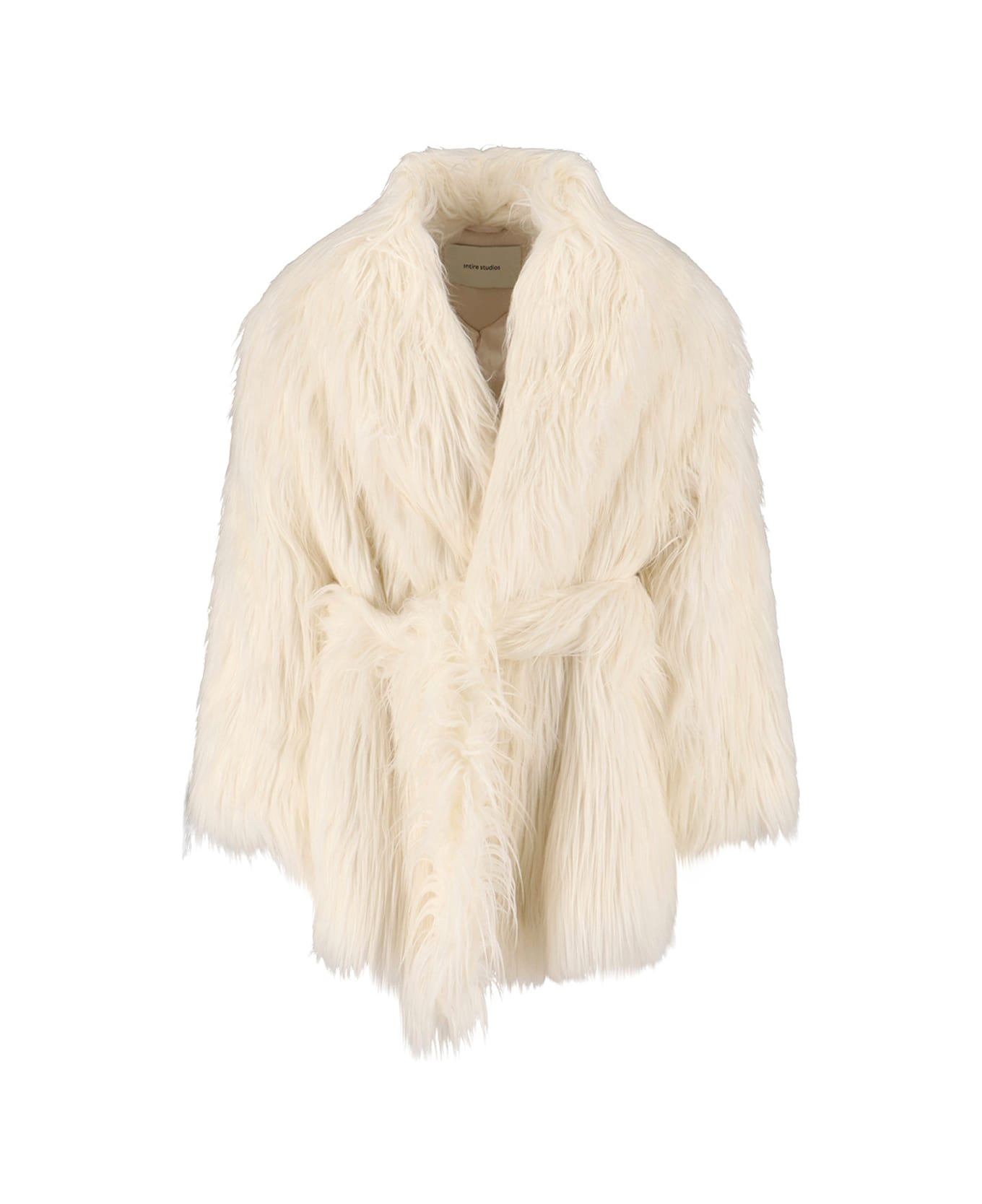 Entire Studios Belted Coat - CREAM