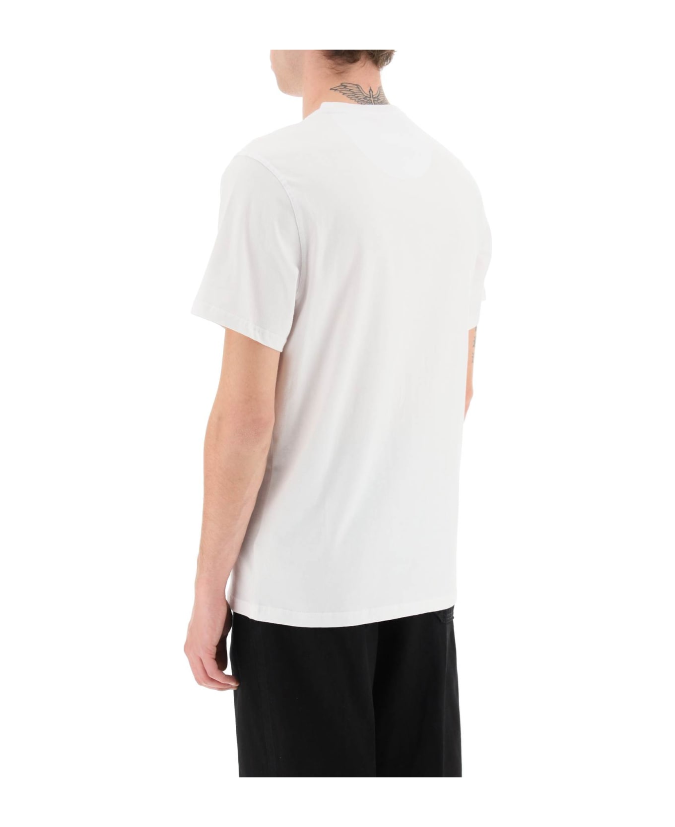 Barbour Classic Chest Pocket T-shirt - WHITE シャツ
