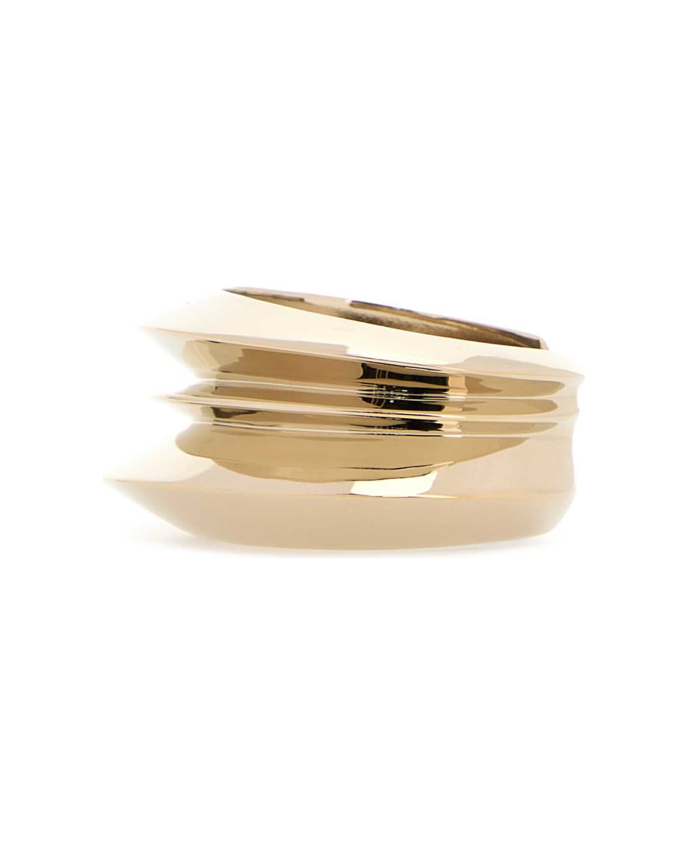 Saint Laurent Gold Metal Rigid Bracelet - PALEGOLD