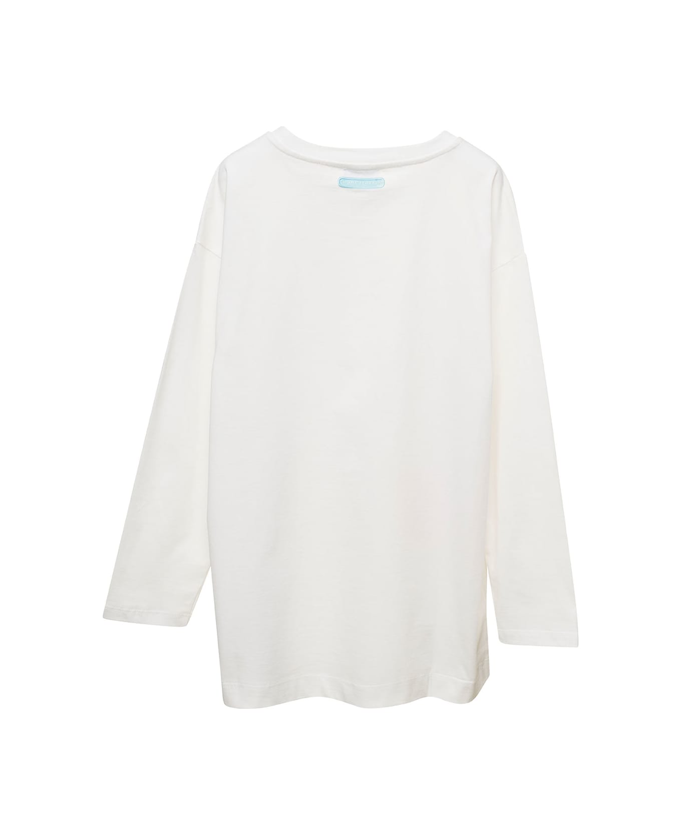 Chiara Ferragni White T-shirt With Bag Motif And Logo Print In Cotton Girl - White Tシャツ＆ポロシャツ