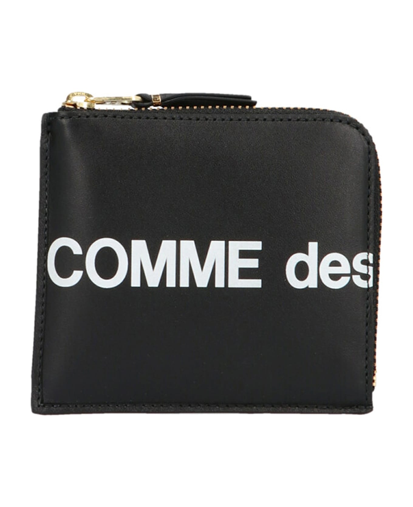 Comme des Garçons Wallet 
huge Logo Wallet - Black  