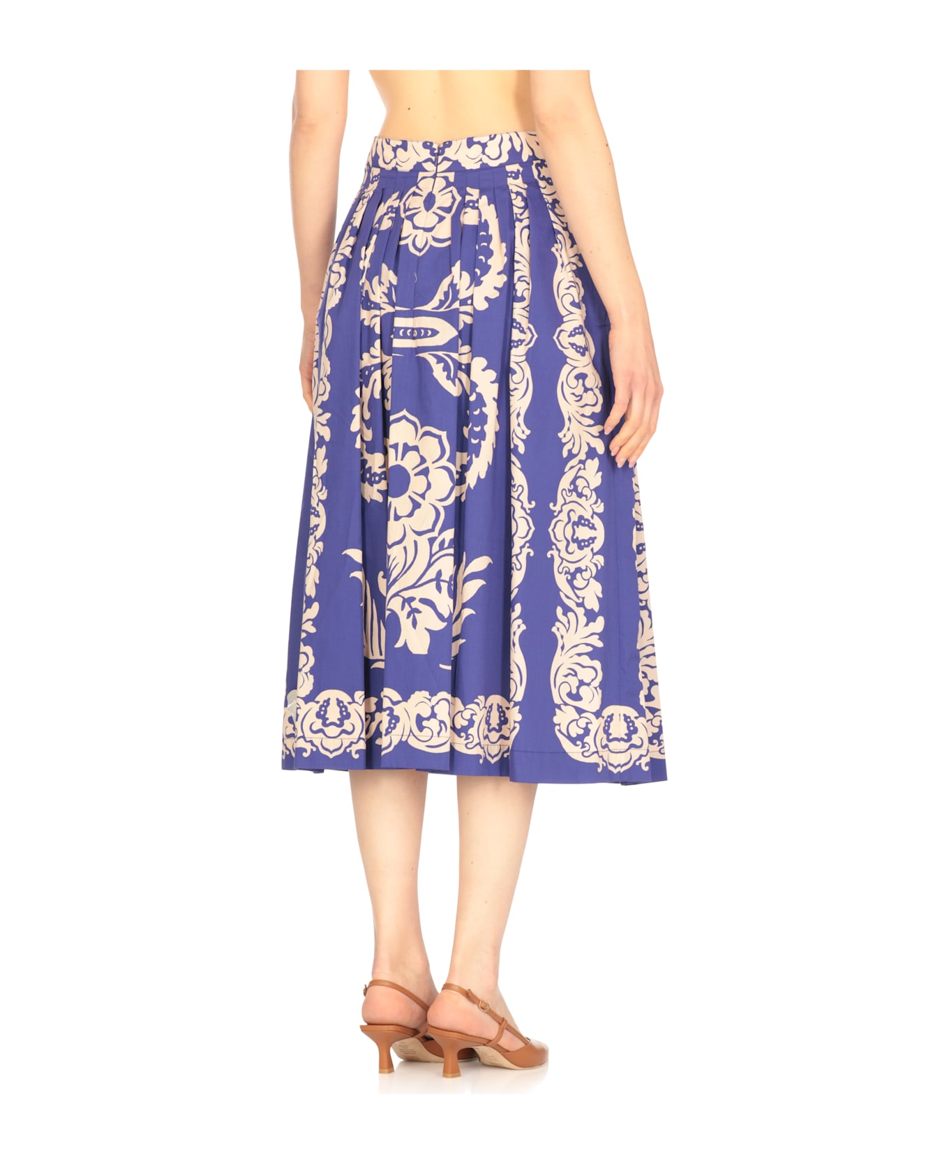 Etro Paisley Skirt - Blue
