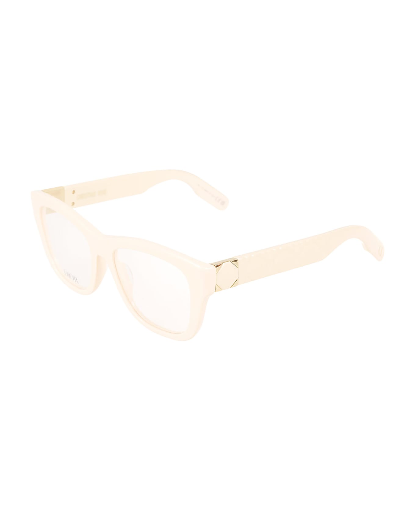 Dior Eyewear Quilted Temples Square Frame Glasses - 9500