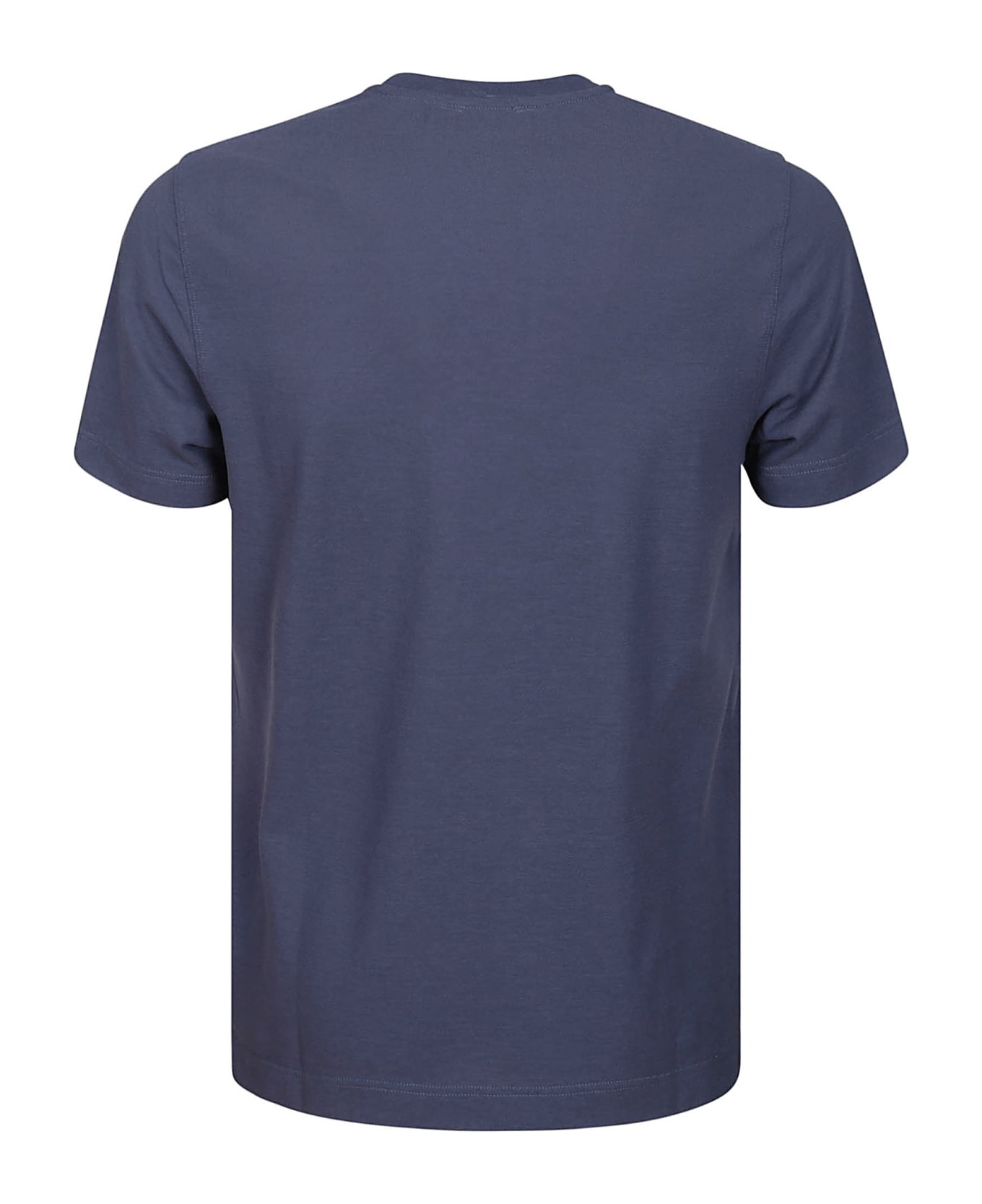 Zanone Tshirt Ice Cotton - Blue Niagara シャツ