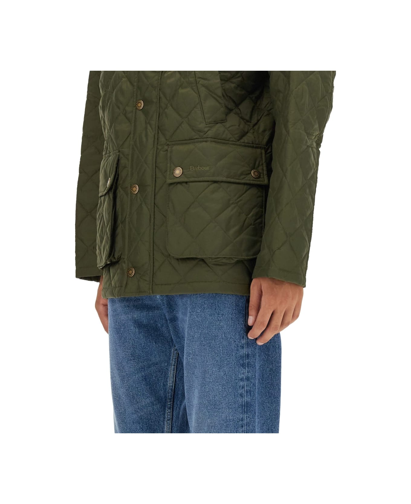 Barbour Quilted Jacket "ashby" - GREEN