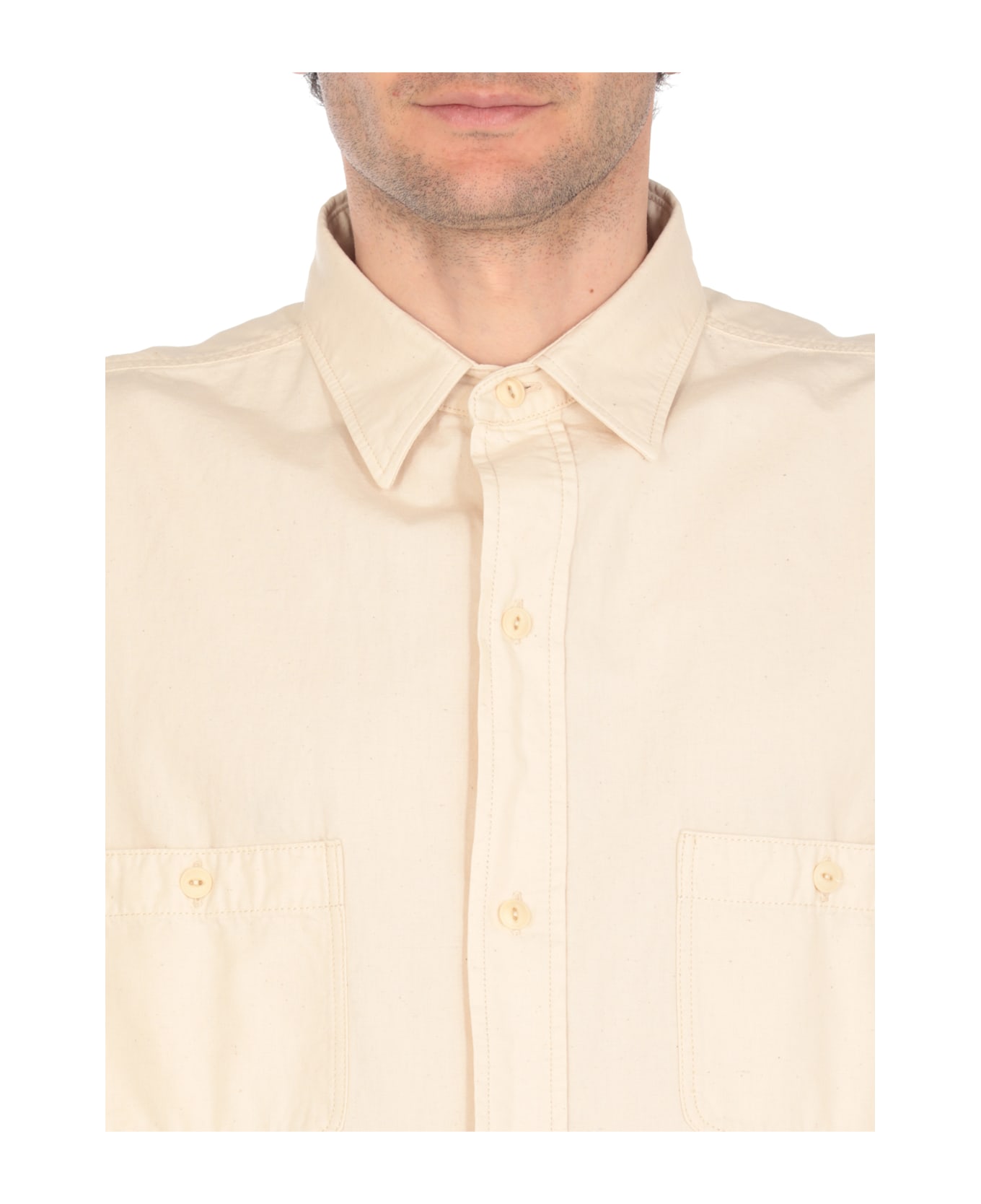 Maison Margiela Cotton Shir - Ivory