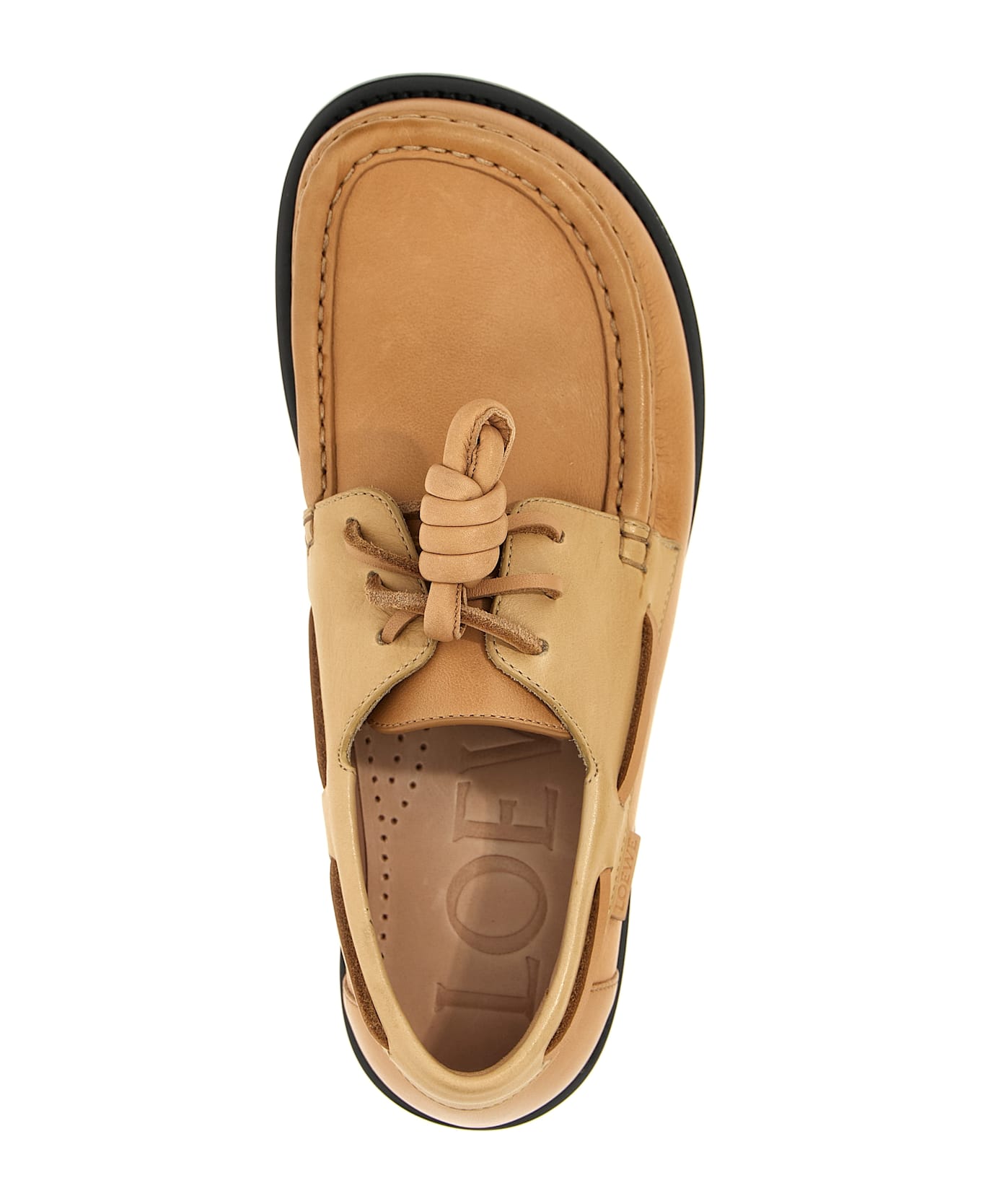 Loewe 
campo
 Boat Shoe - Beige