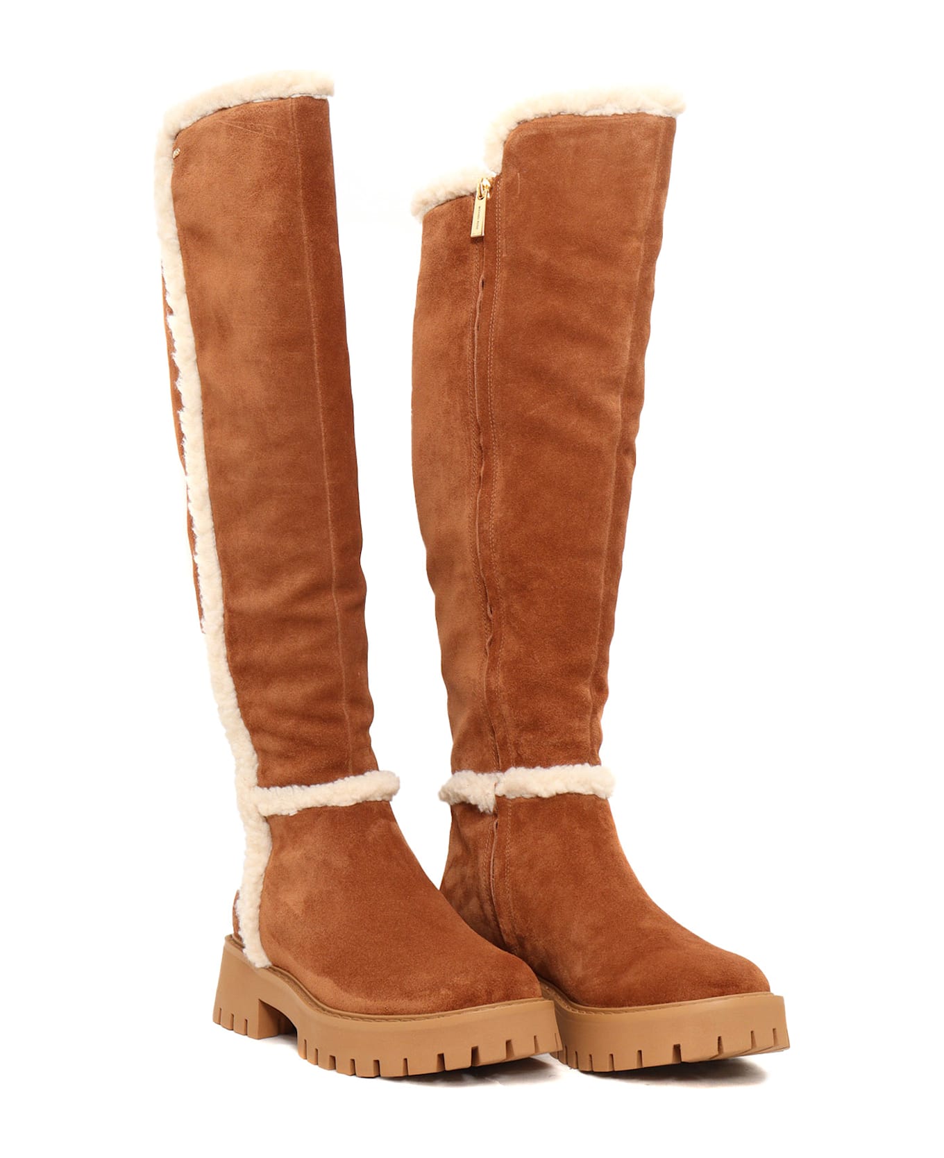 Michael Kors Asher Boot - BROWN