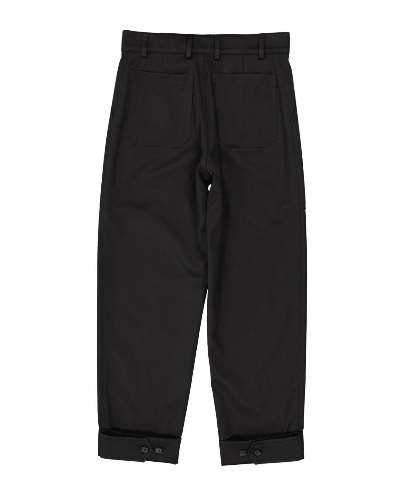 Alexander McQueen Logo Pants - Black