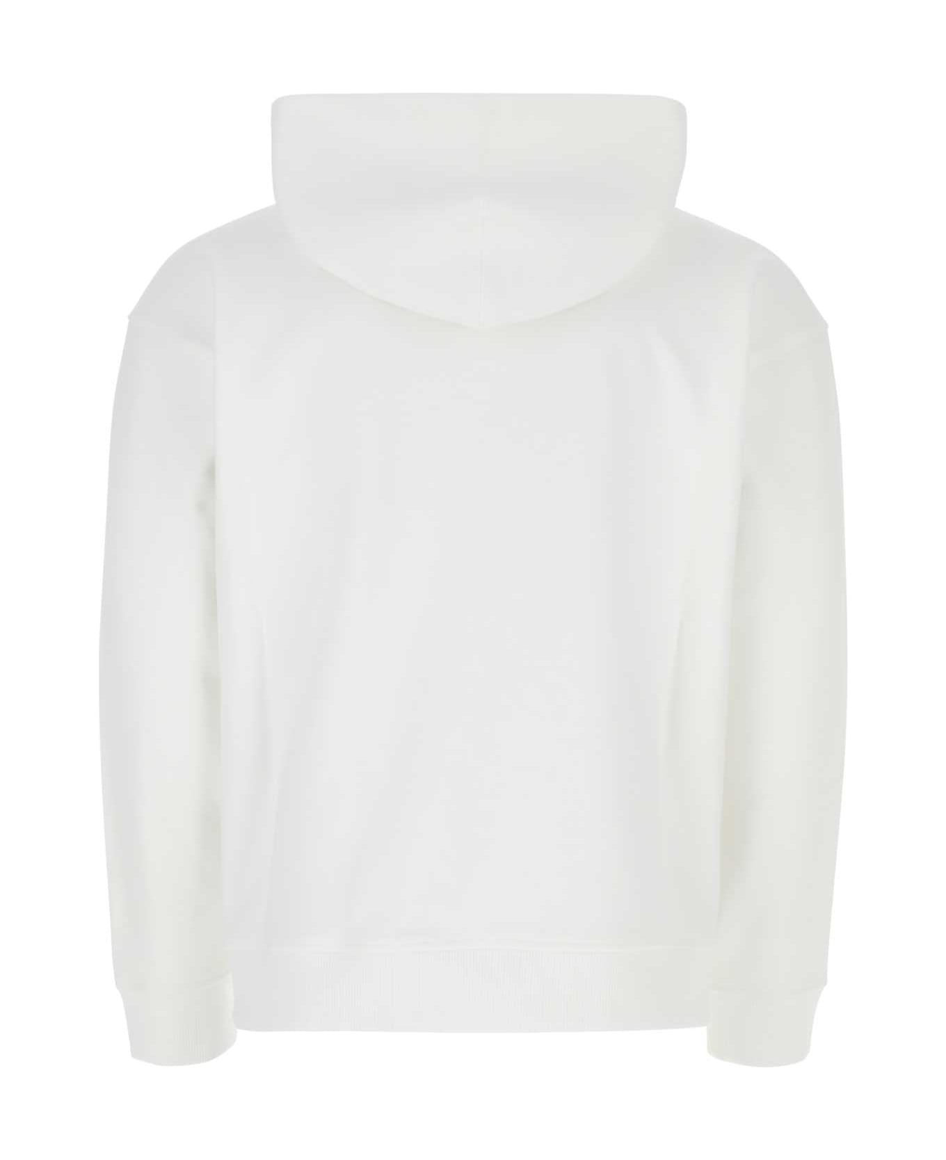 Valentino Garavani White Cotton Sweatshirt - YT4 フリース