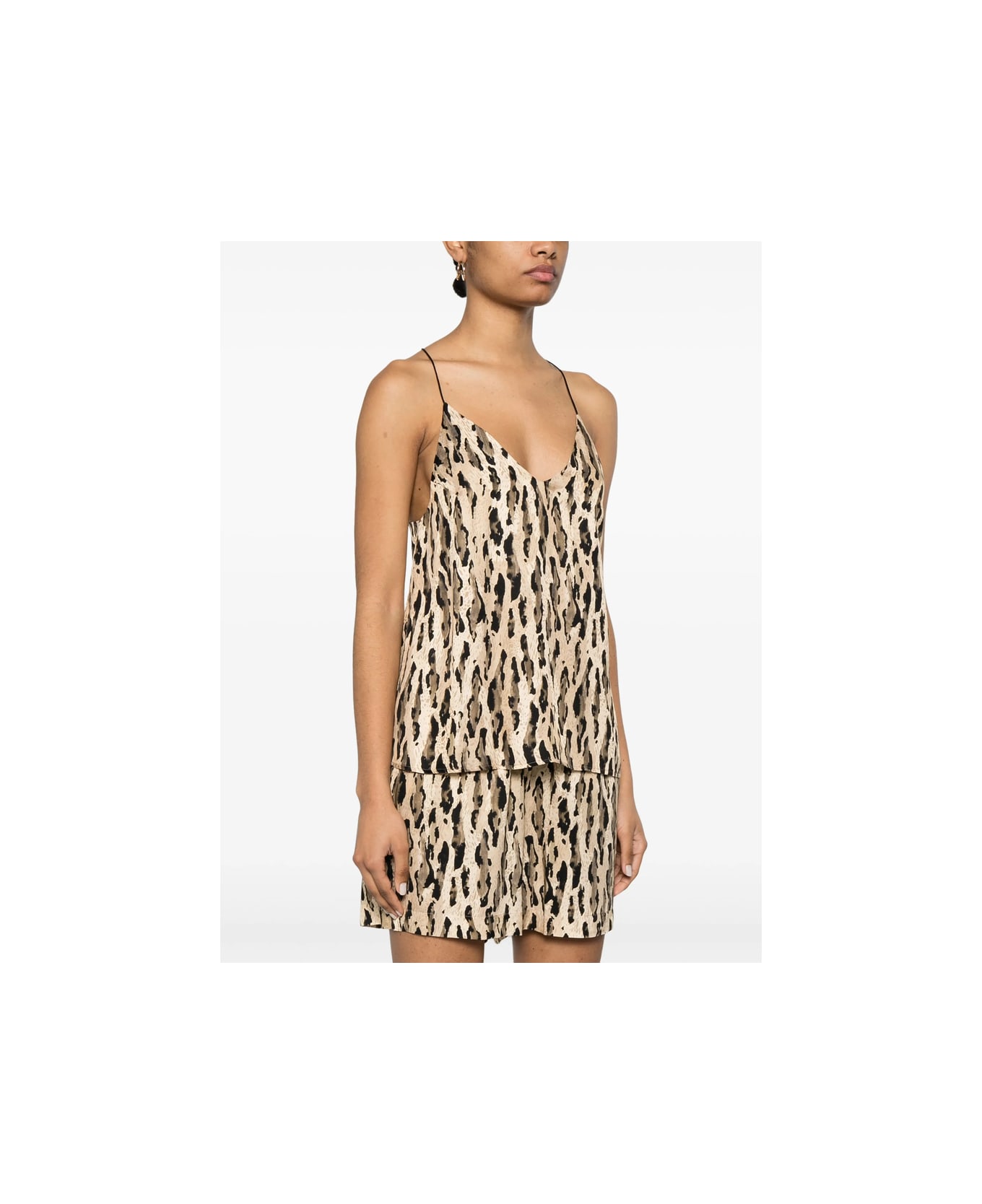 The Nina Studio Top - NEUTRALS/BLACK