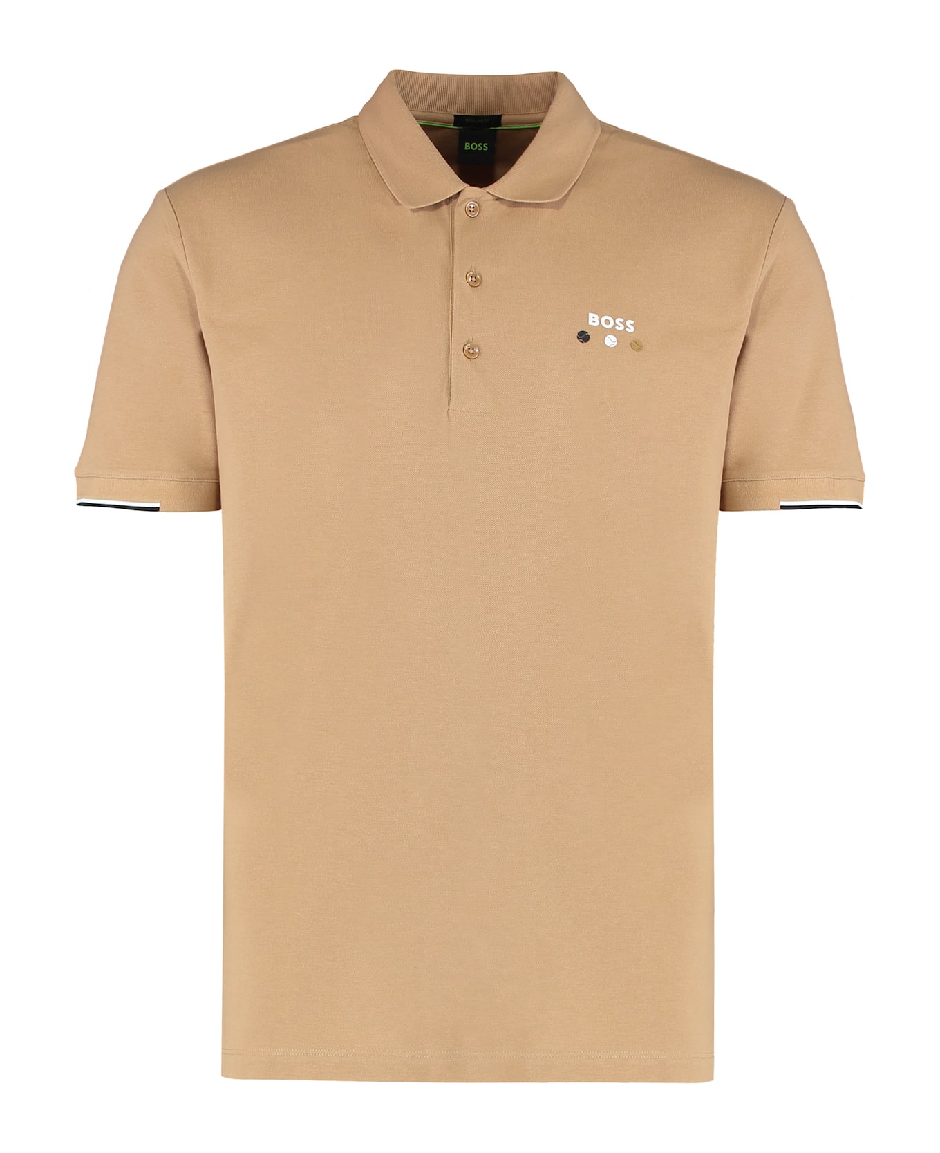 Hugo Boss Paddy Polo In Cotton - Beige